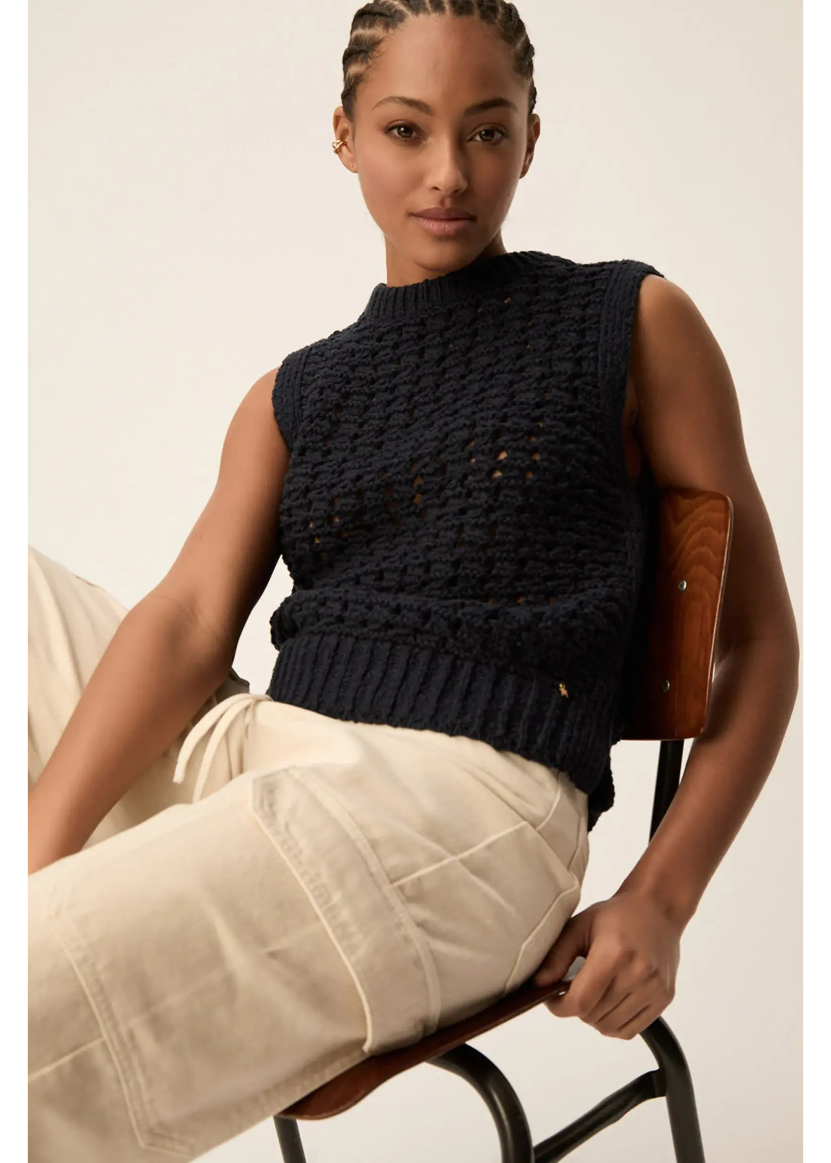 Des Petits Hauts Des Petits Hauts -  Byrone Knit Vest