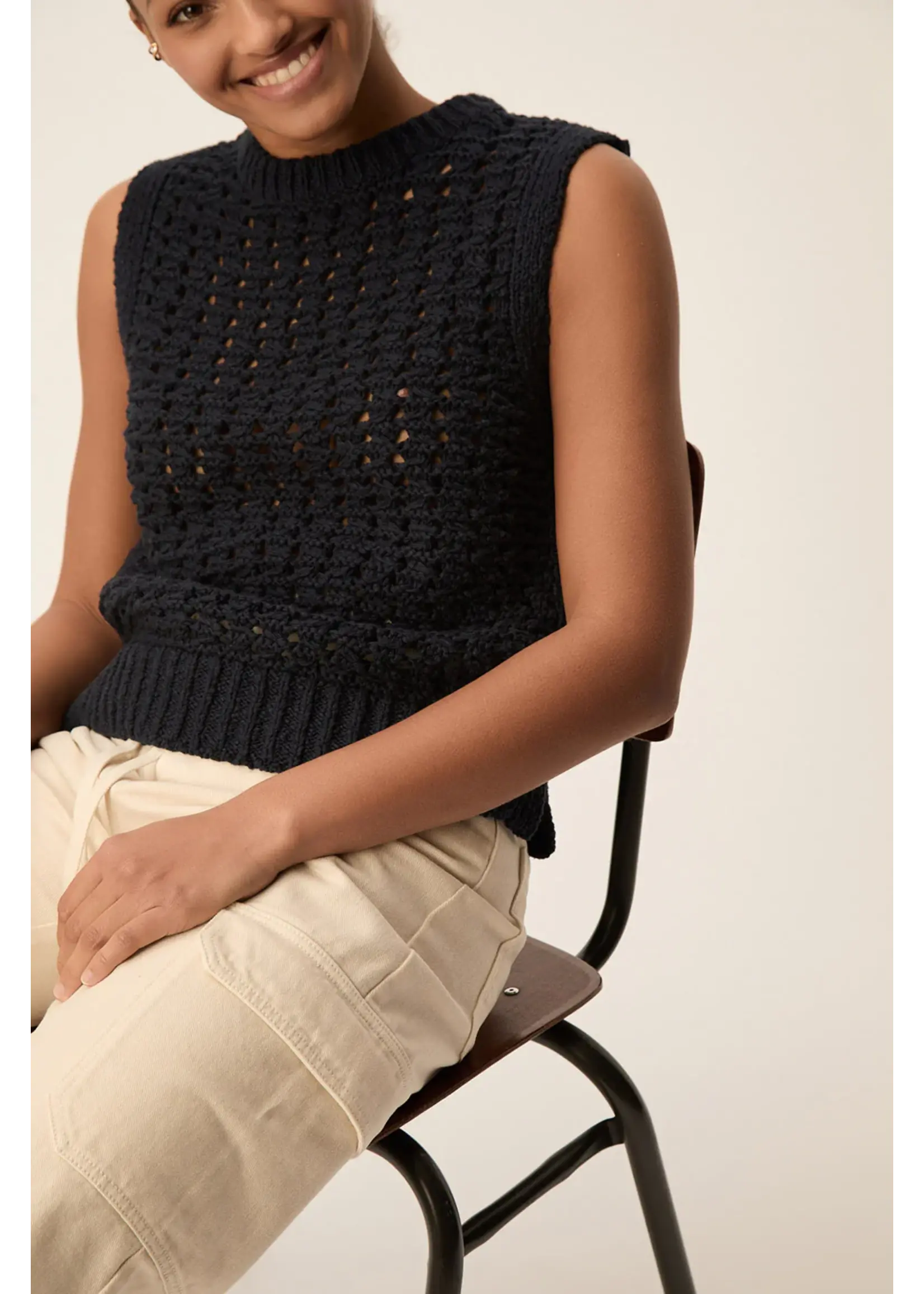 Des Petits Hauts Des Petits Hauts -  Byrone Knit Vest