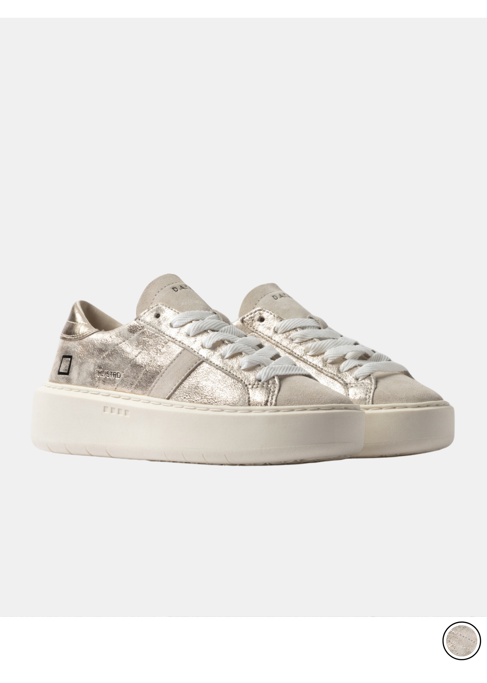 D.A.T.E. D.A.T.E. - Hill Low Platform Stardust Sneaker