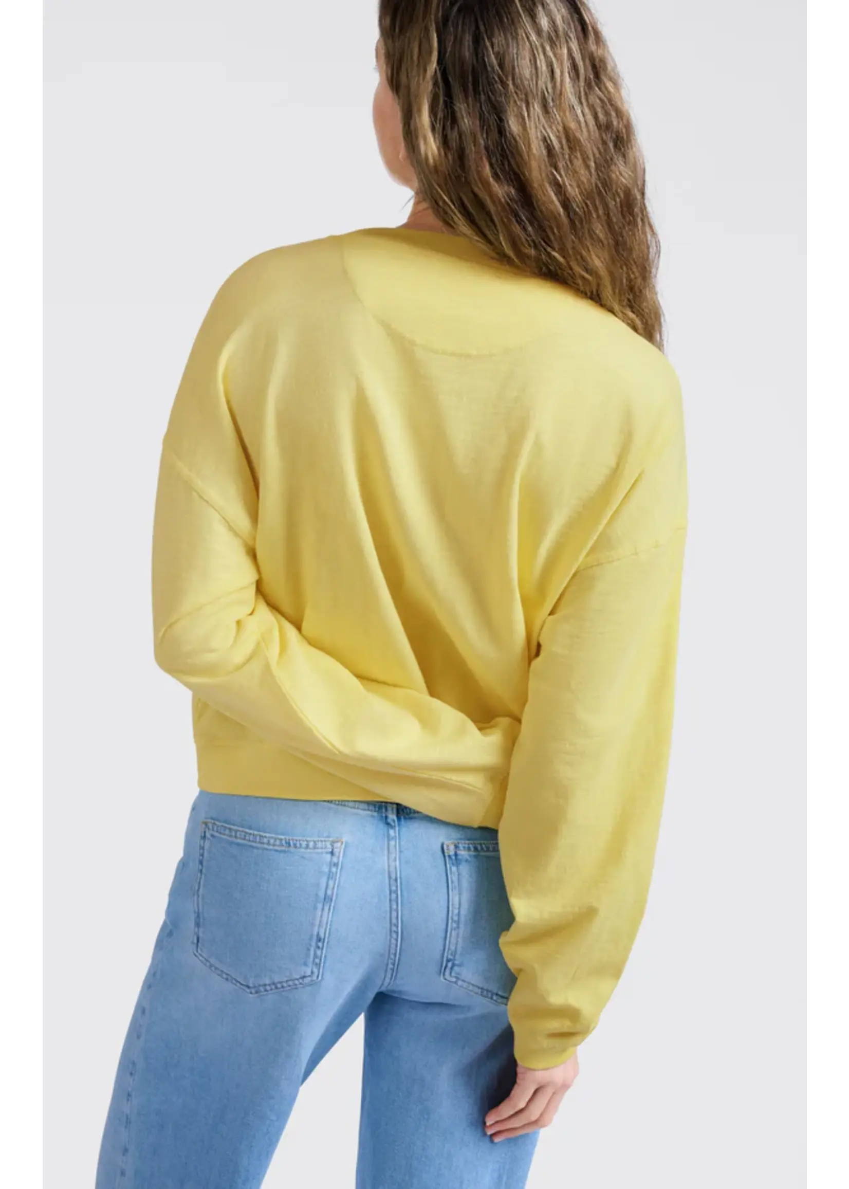 YAYA YAYA - Sweatshirt With Slub Effect