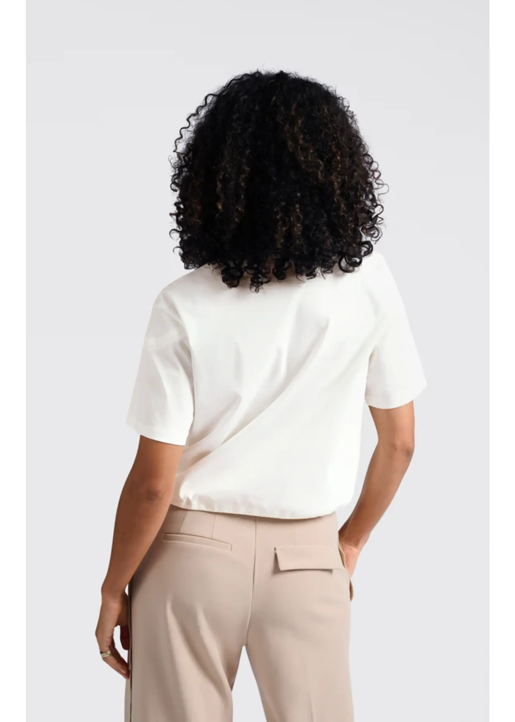 YAYA YAYA - Jersey Top With Elastic Drawcord