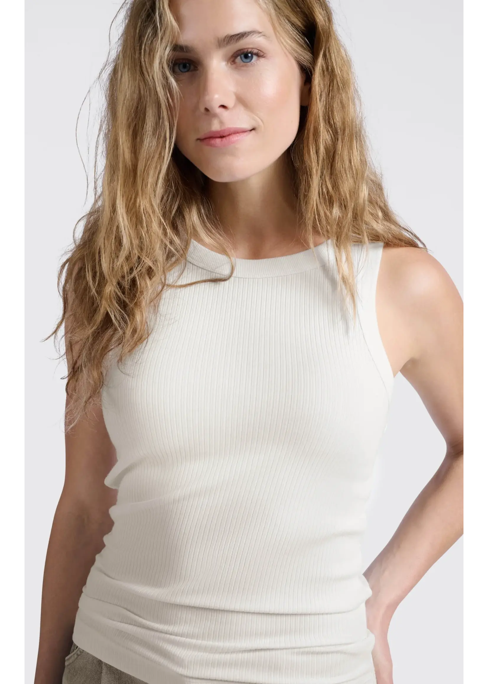 YAYA YAYA - Singlet With Rib Edges