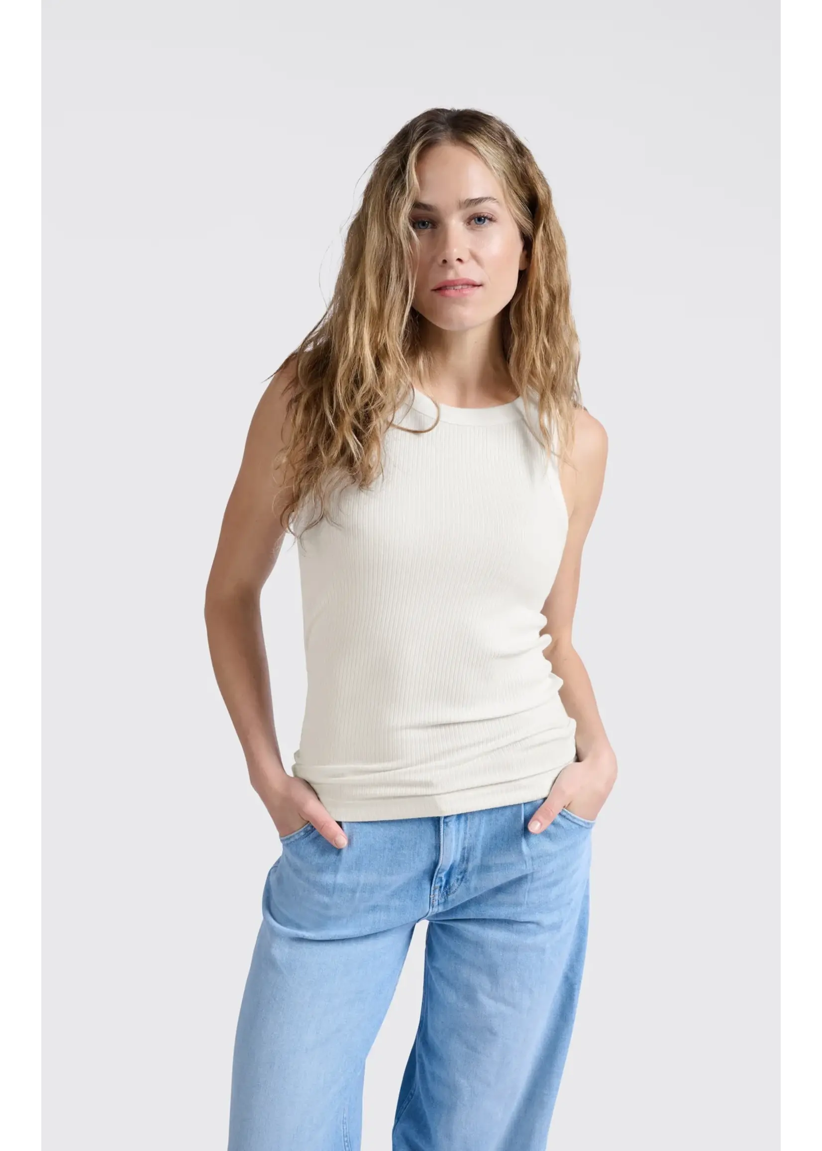 YAYA YAYA - Singlet With Rib Edges