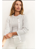 YAYA YAYA - Rib Knitted Tanktop With Contrast Detail