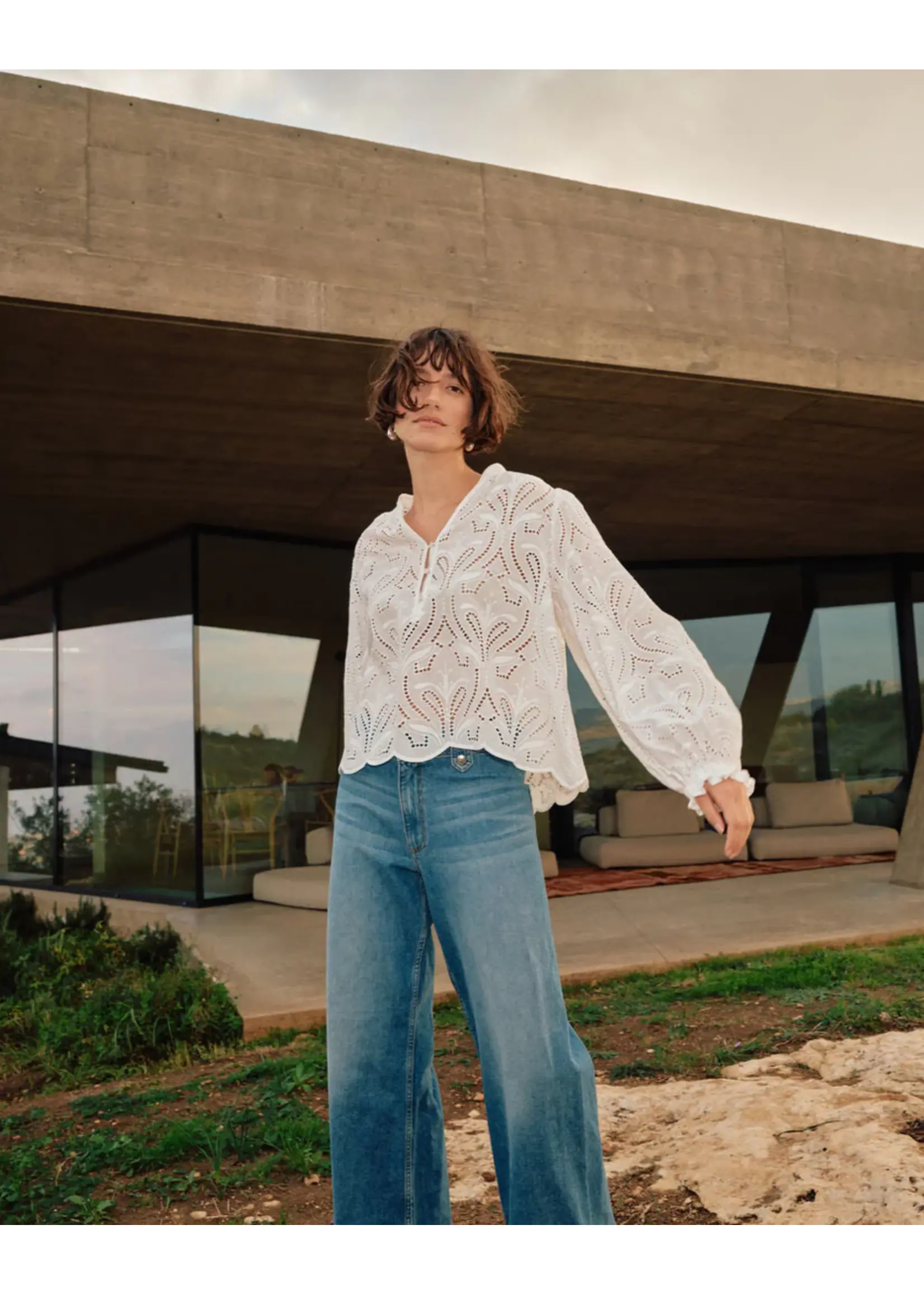 Mos Mosh Mos Mosh -  Tazzin Caza Blouse