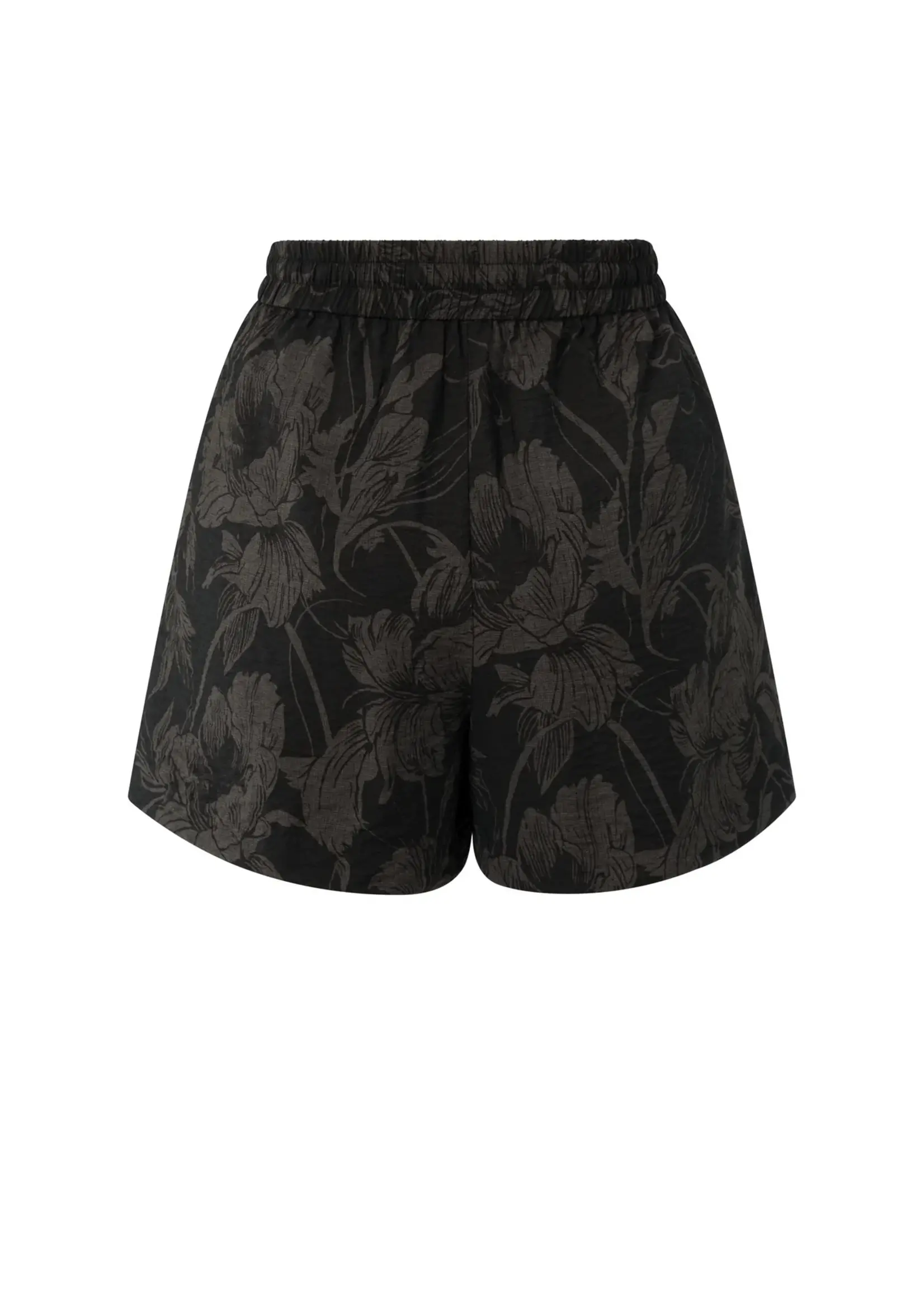 YAYA Yaya - Elastic Waist Printed Short