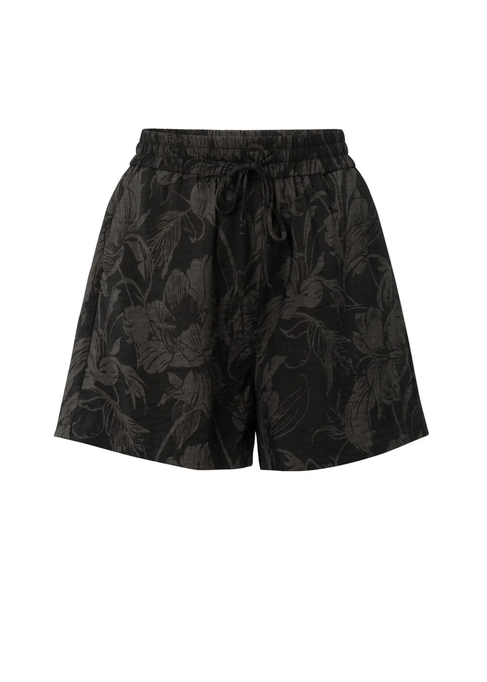 YAYA Yaya - Elastic Waist Printed Short