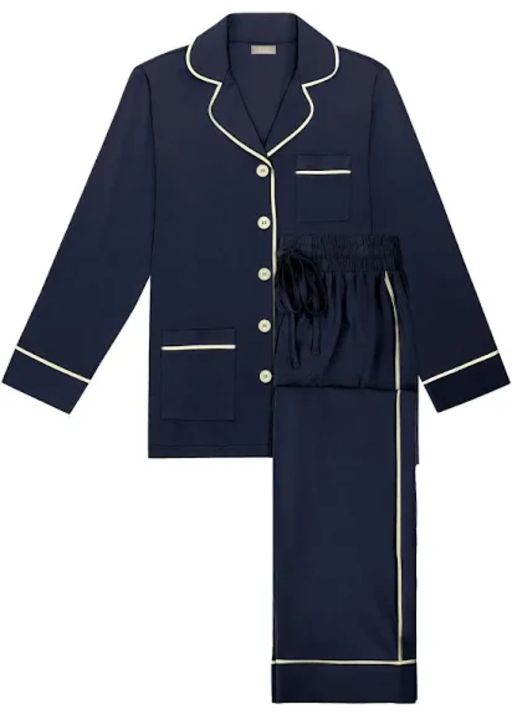 KIP Sleepwear Kip Sleepwear - Luxe Stretch Cotton Pyjama Set