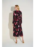 Joseph Ribkoff Joseph Ribkoff - Floral Long Puff Sleeve Dress Style 253774