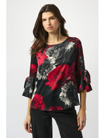 Joseph Ribkoff Joseph Ribkoff - Floral Flare-Sleeve Blouse Style 253299