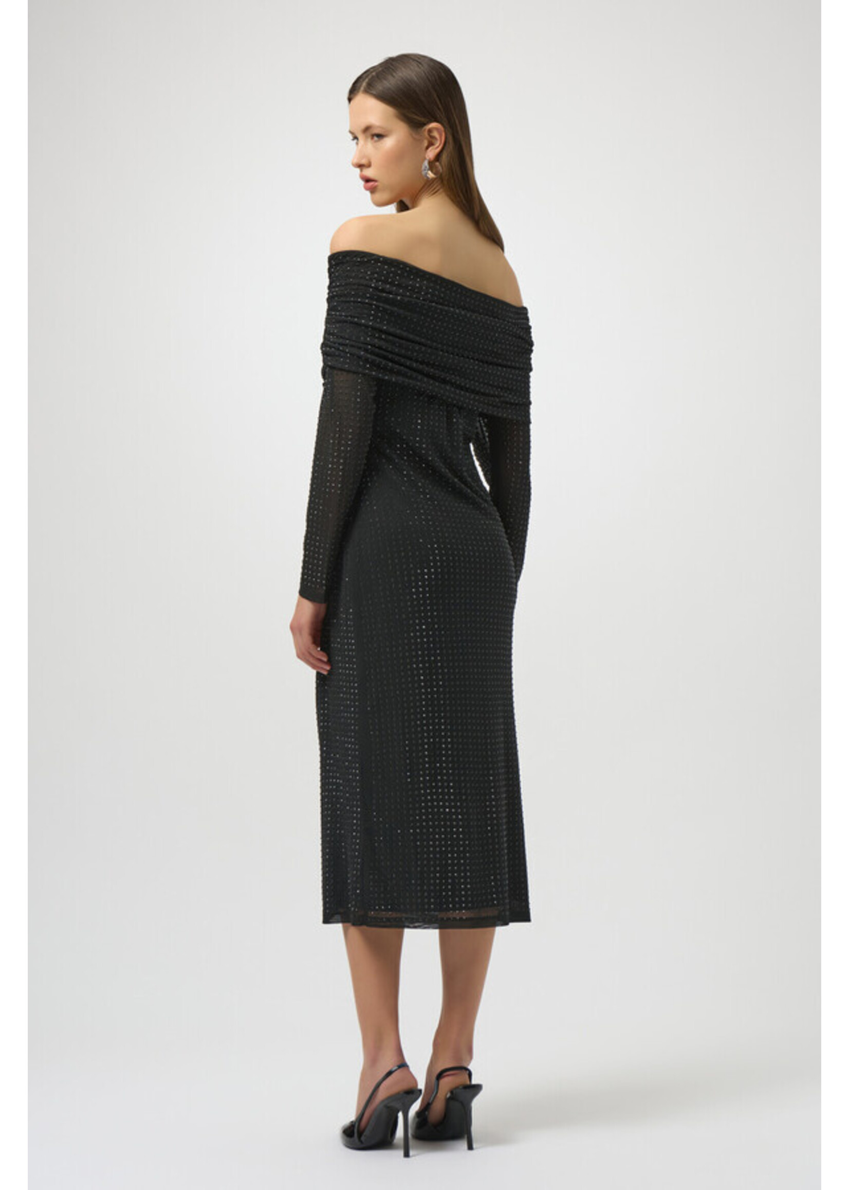 Joseph Ribkoff Joseph Ribkoff - Off-Shoulder Midi Dress Style 254913