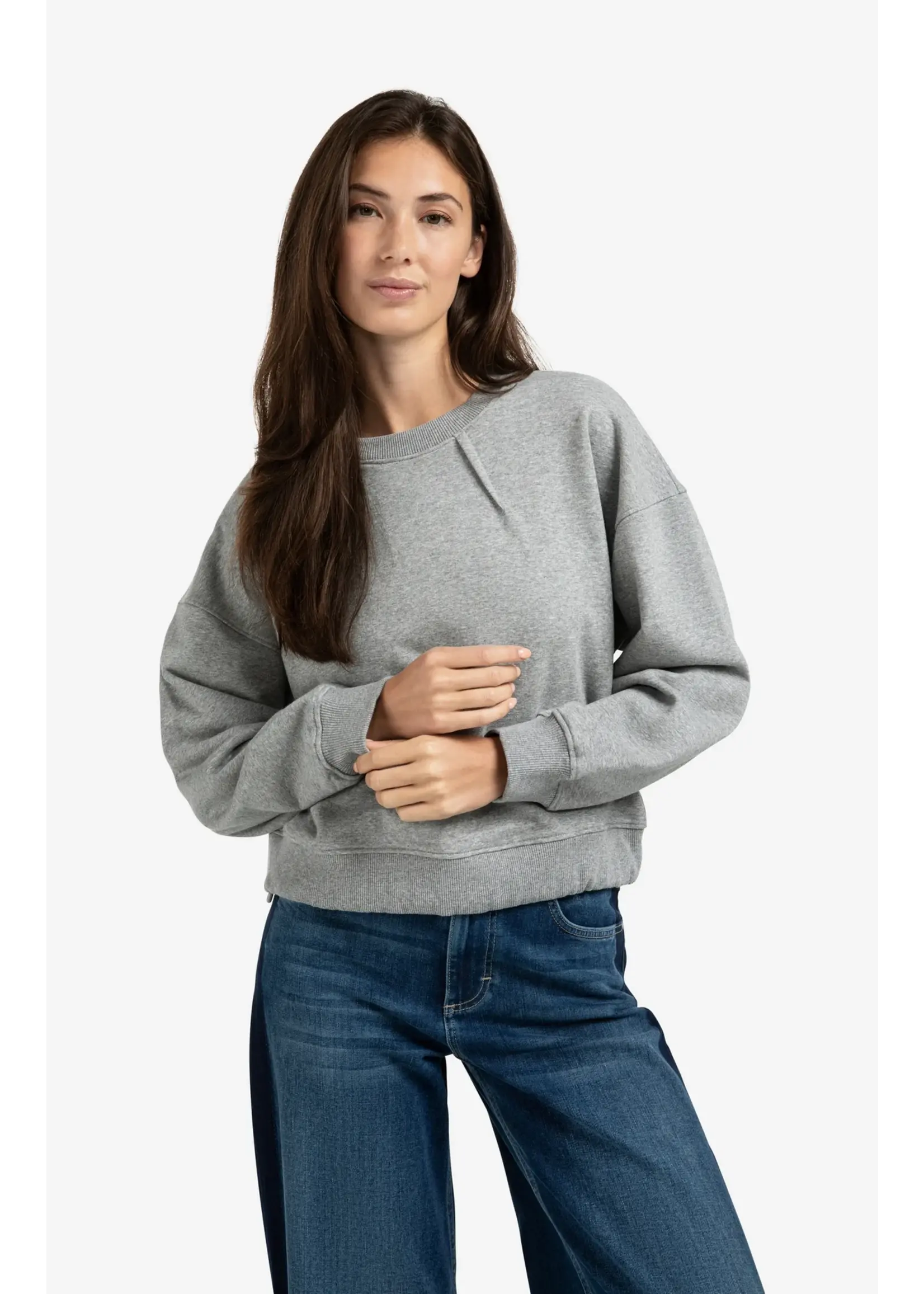 YAYA YAYA - Sweatshirt With Pleat Detail