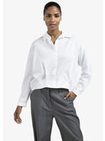 YAYA YAYA - Poplin Blouse With Front Pleat