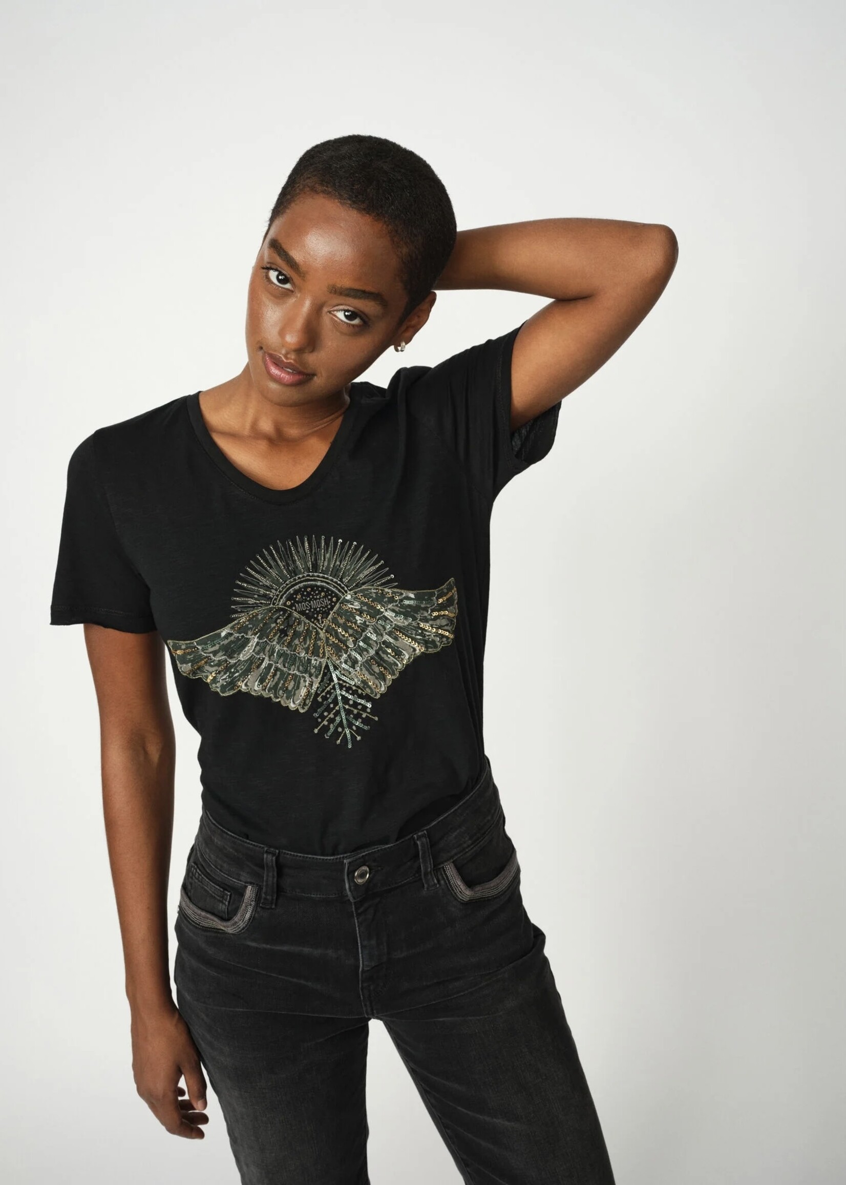 Mos Mosh Mos Mosh - Nadine O-SS Deco Tee