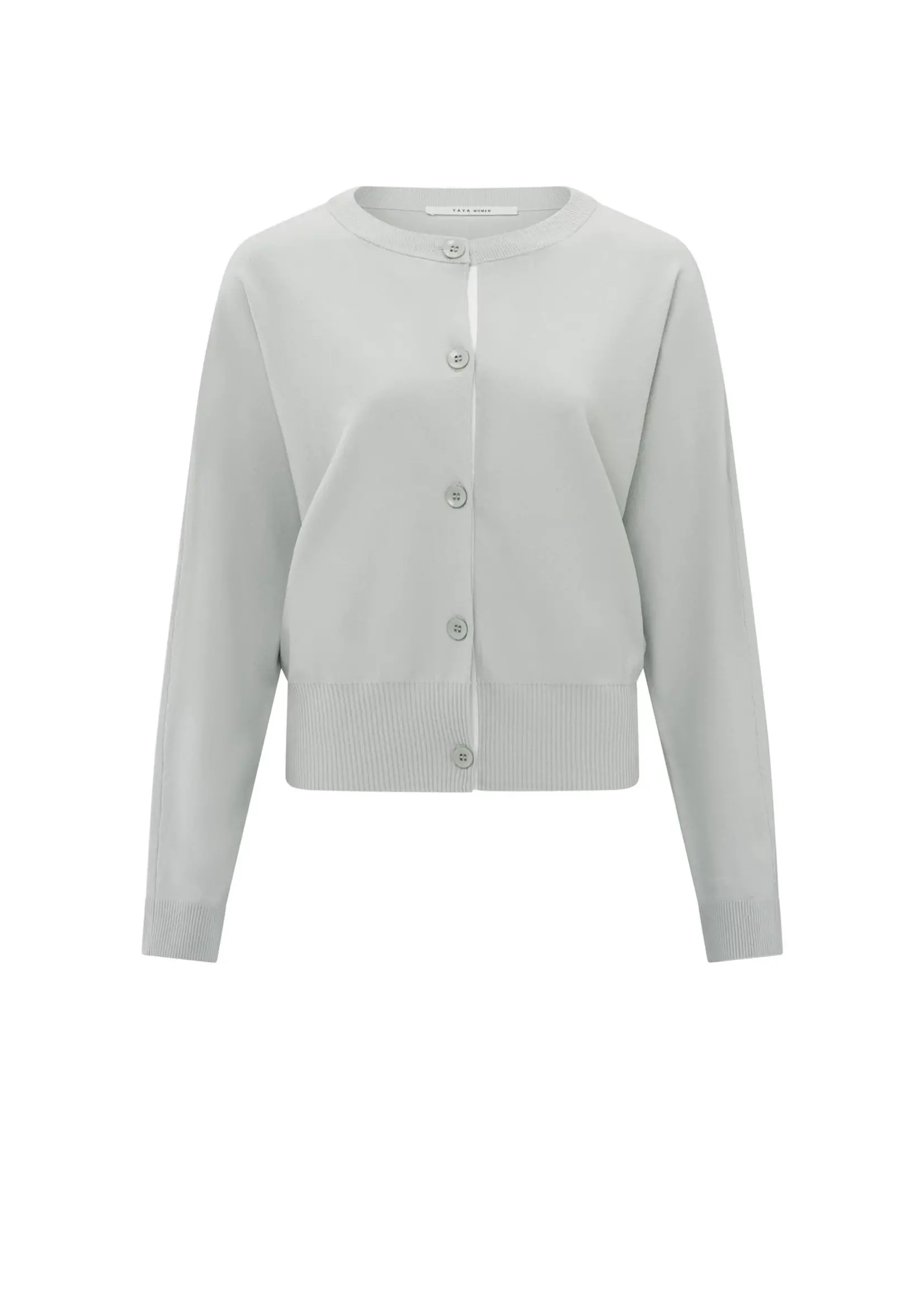 YAYA YAYA - Batwing Cardigan With Contrast Details