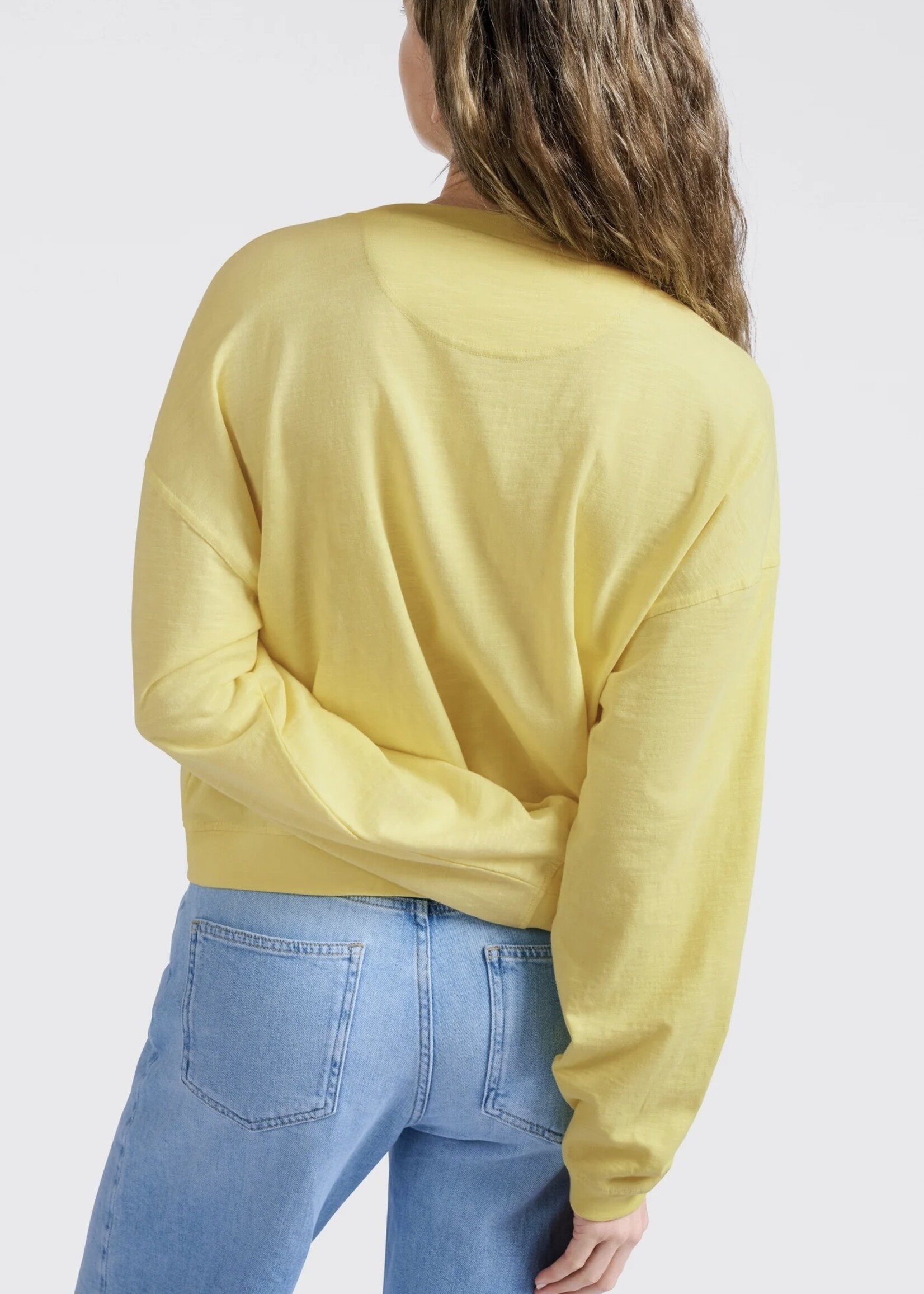 YAYA YAYA - Sweatshirt With Slub Effect