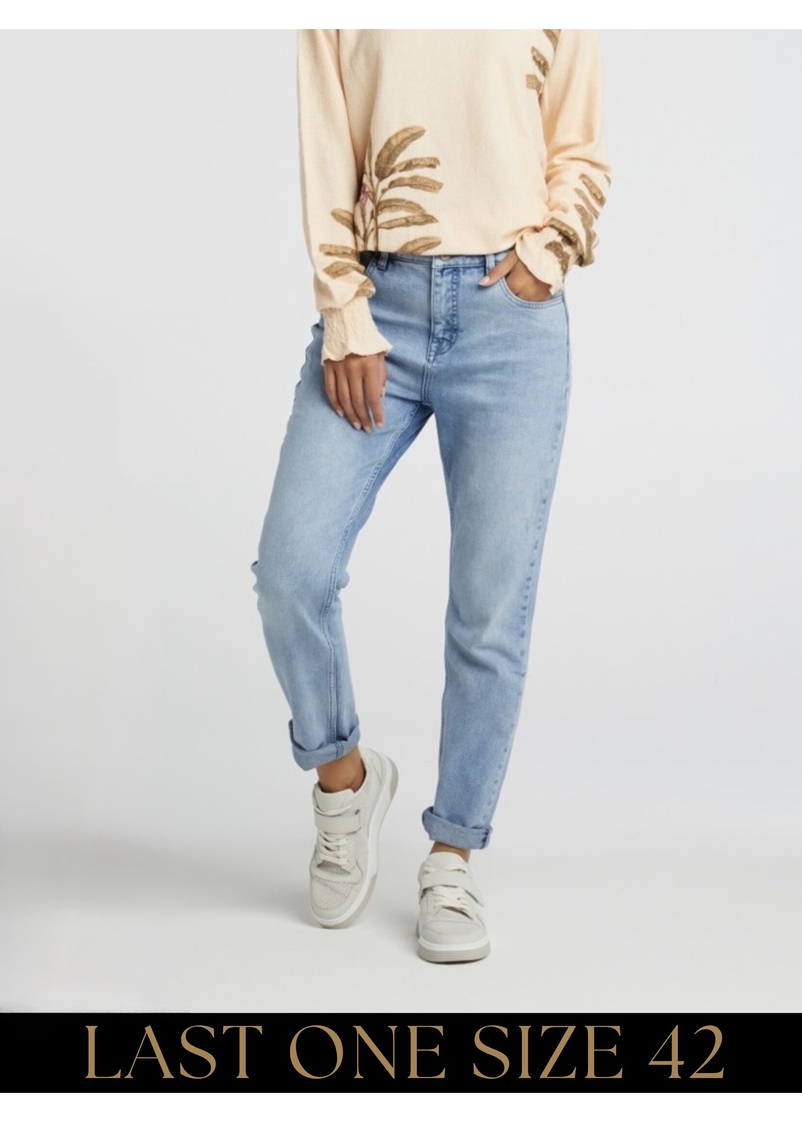 YAYA YAYA - Medium Waist Boyfriend Denim