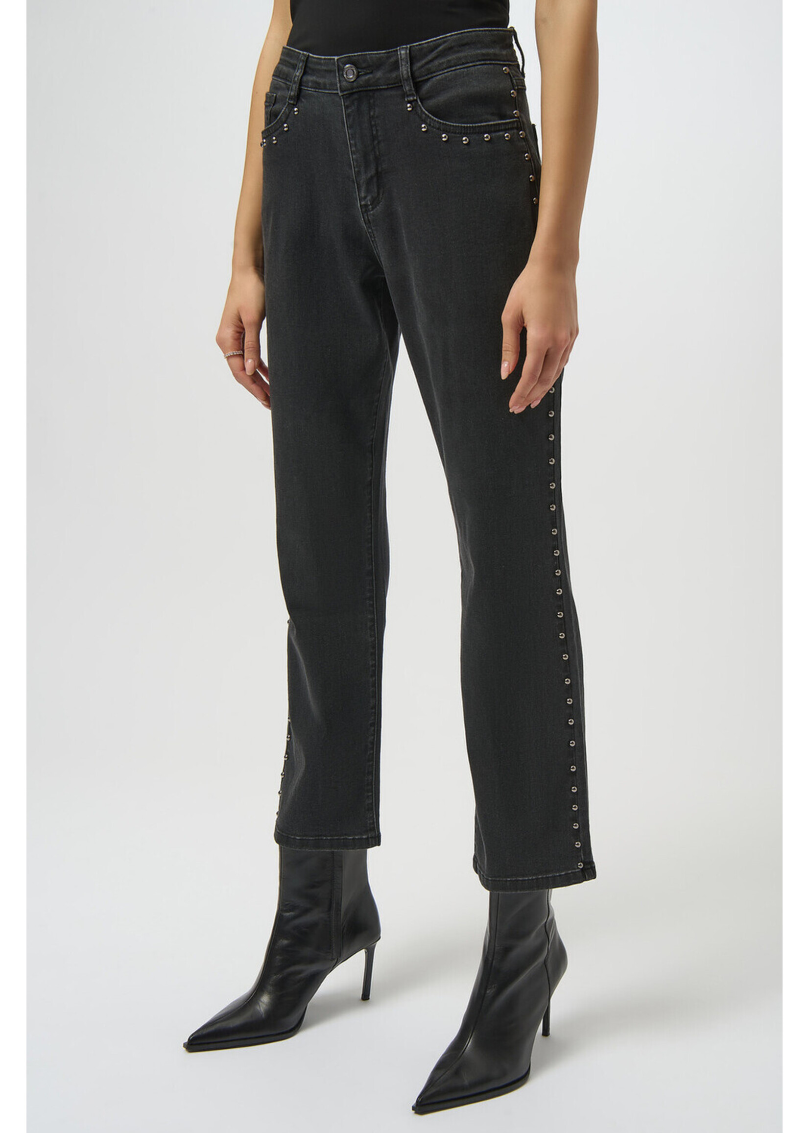 Joseph Ribkoff Joseph Ribkoff - Straight Leg Jean w/ Studded Seams 254916