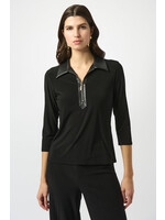 Joseph Ribkoff Joseph Ribkoff - Hip Length Zipper Top 253176