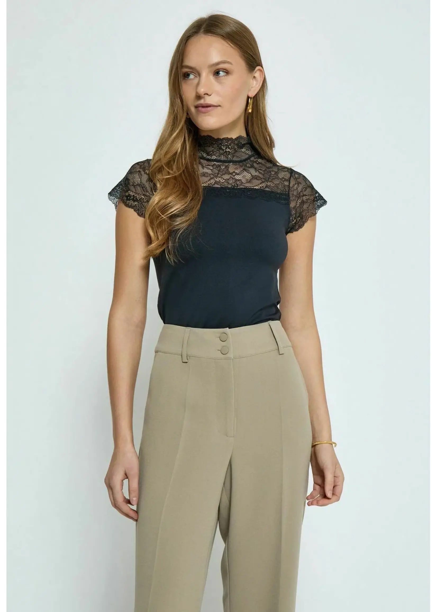 Minus Minus - Vanessa Short Sleeve High Neck