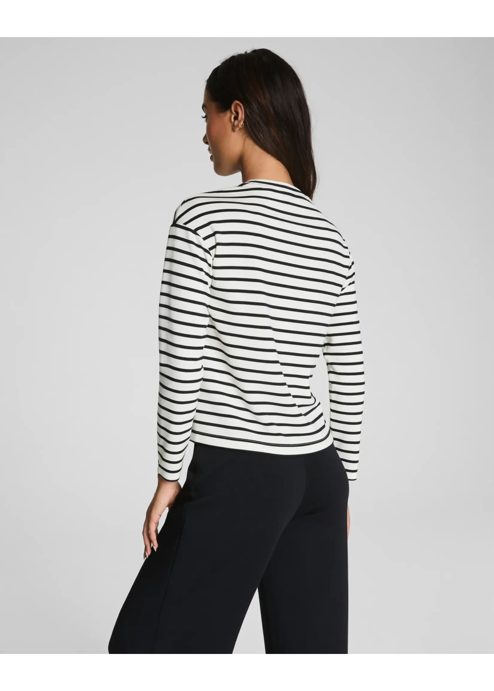 Spanx Spanx - Air Essentials Long-Sleeve Side Slit Top