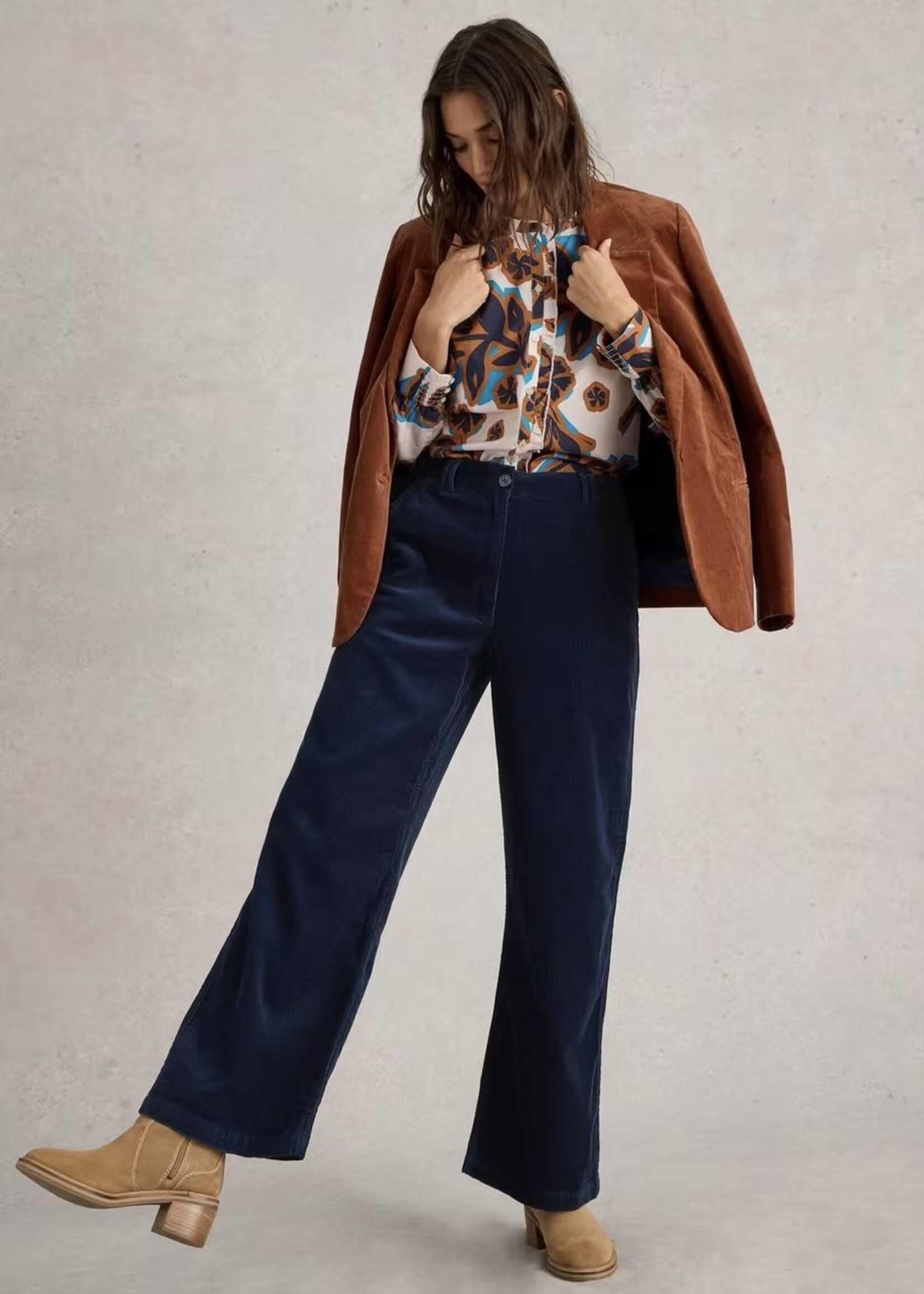 White Stuff Femme White stuff - Belle Cord Wide Leg Trouser