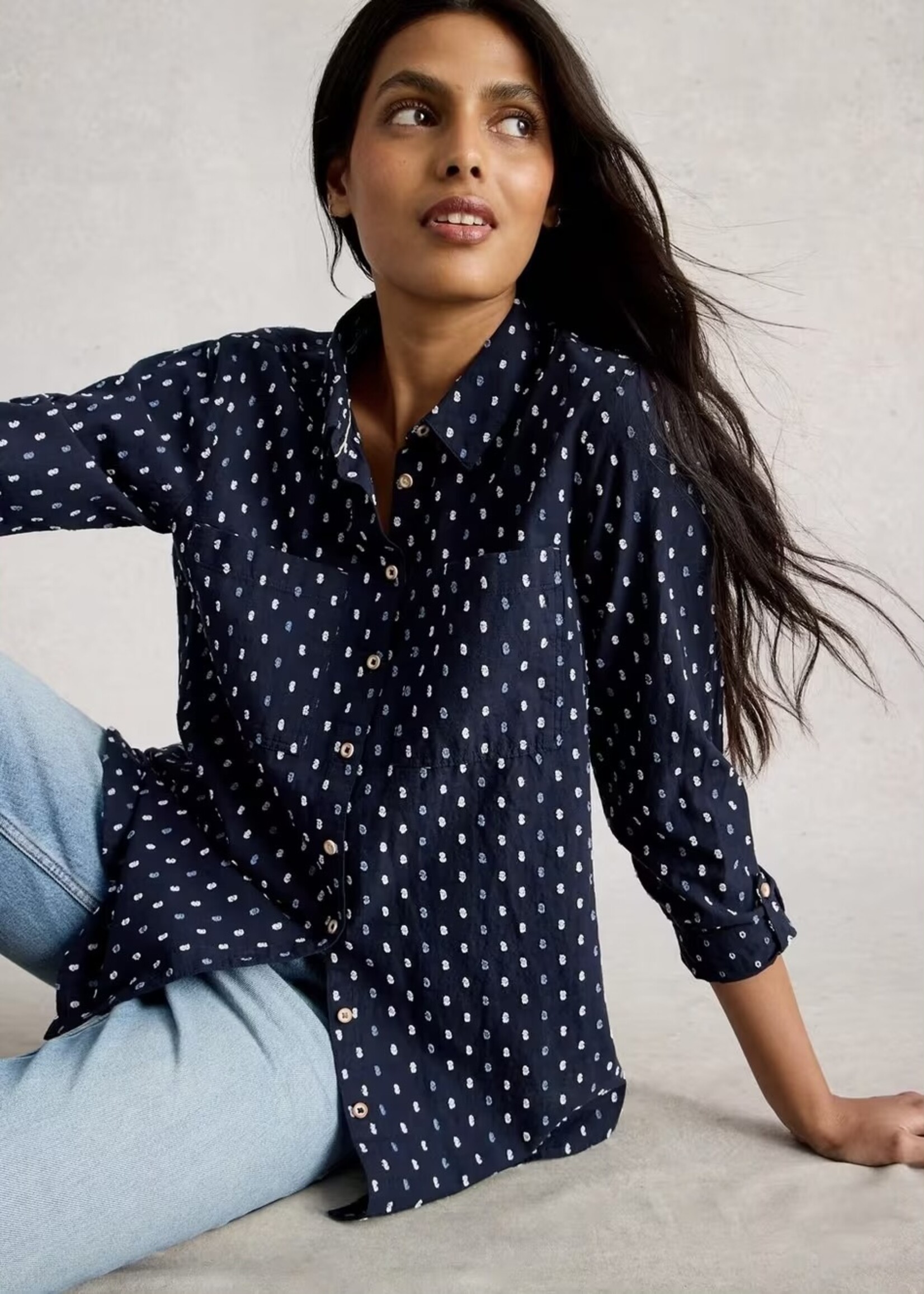 White Stuff Femme White Stuff - Sophie Longline Shirt