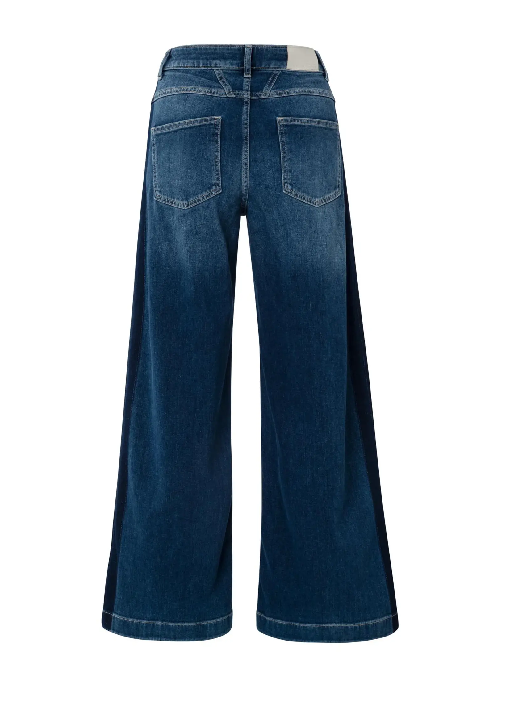 YAYA Yaya - High Waist Wide Denim w tape