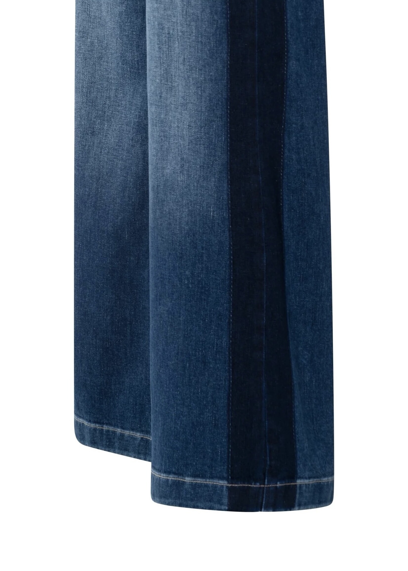YAYA Yaya - High Waist Wide Denim w tape