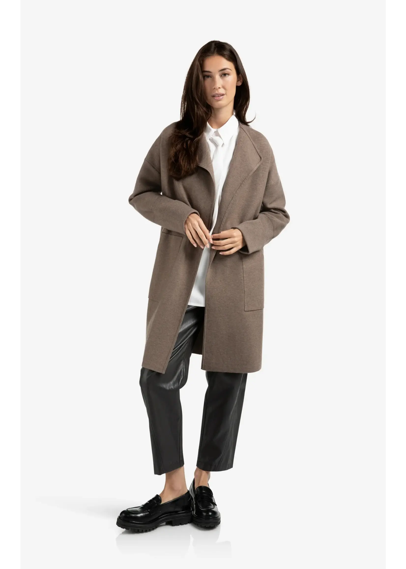 YAYA Yaya - Long Coatigan With Patch Pockets