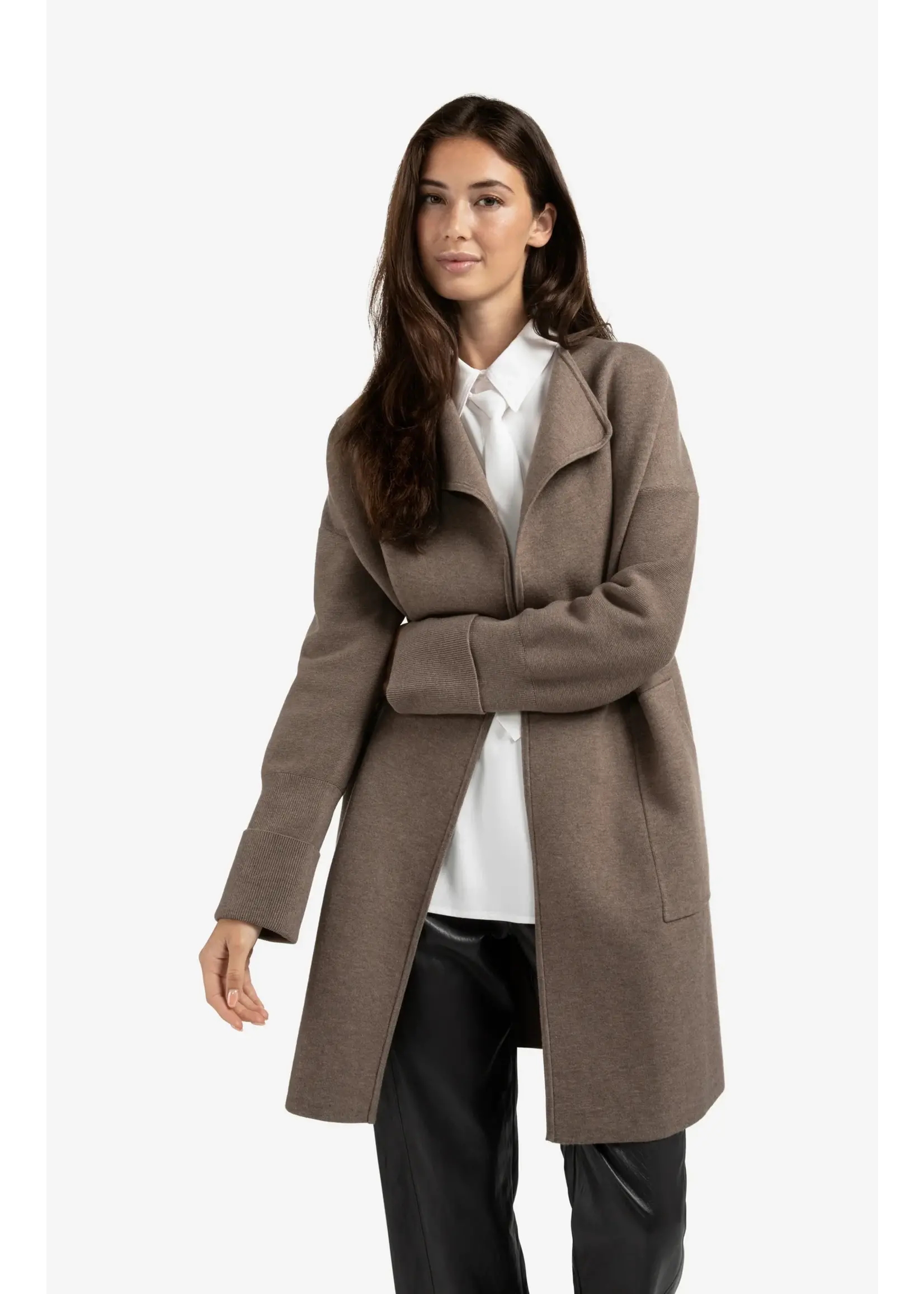 YAYA Yaya - Long Coatigan With Patch Pockets