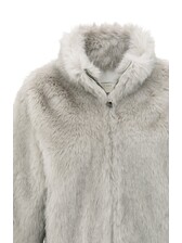 Yaya - Faux Fur Jacket - MonAmie Boutique