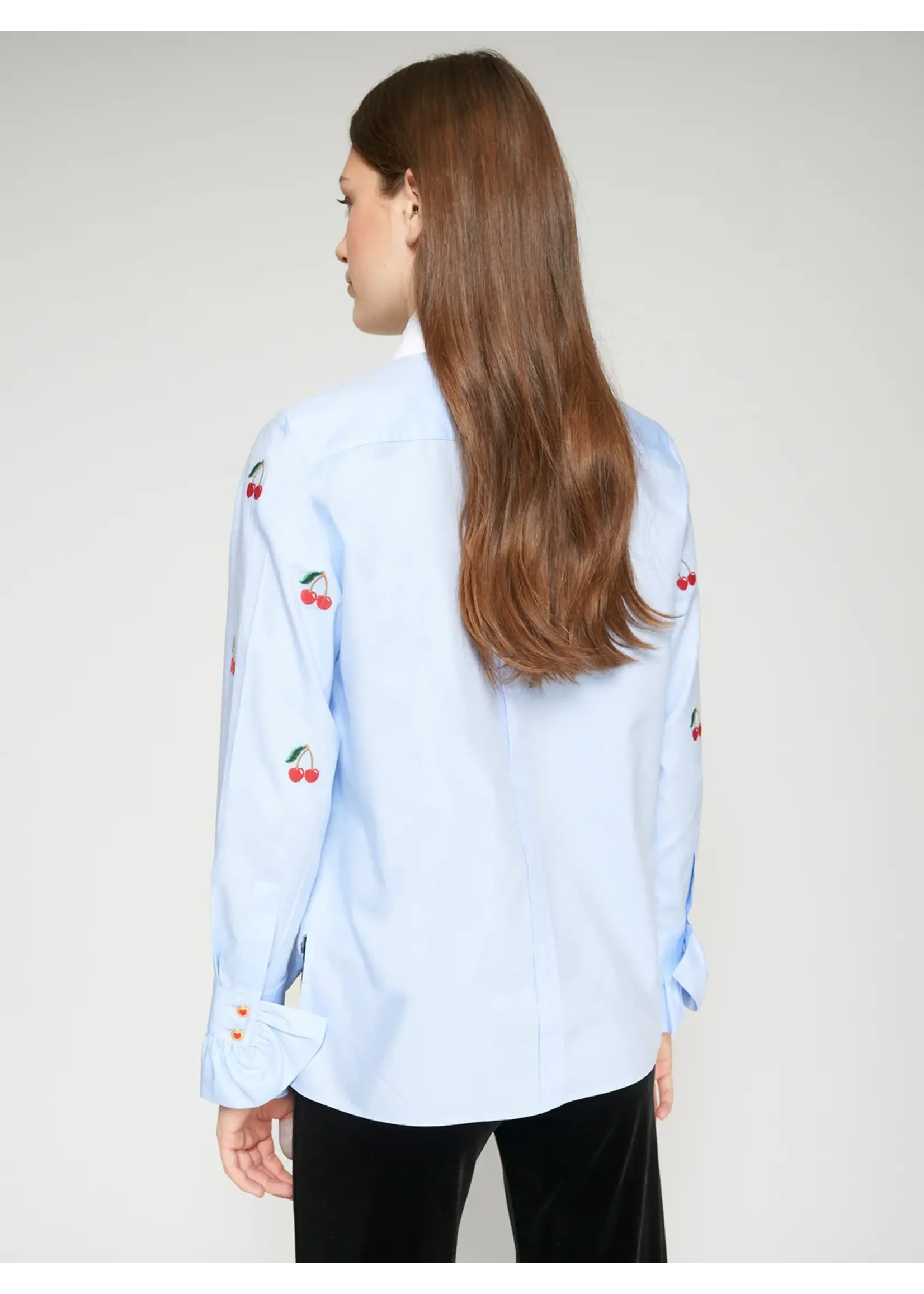 vilagallo Vilagallo - Alba Emb Cherry Shirt