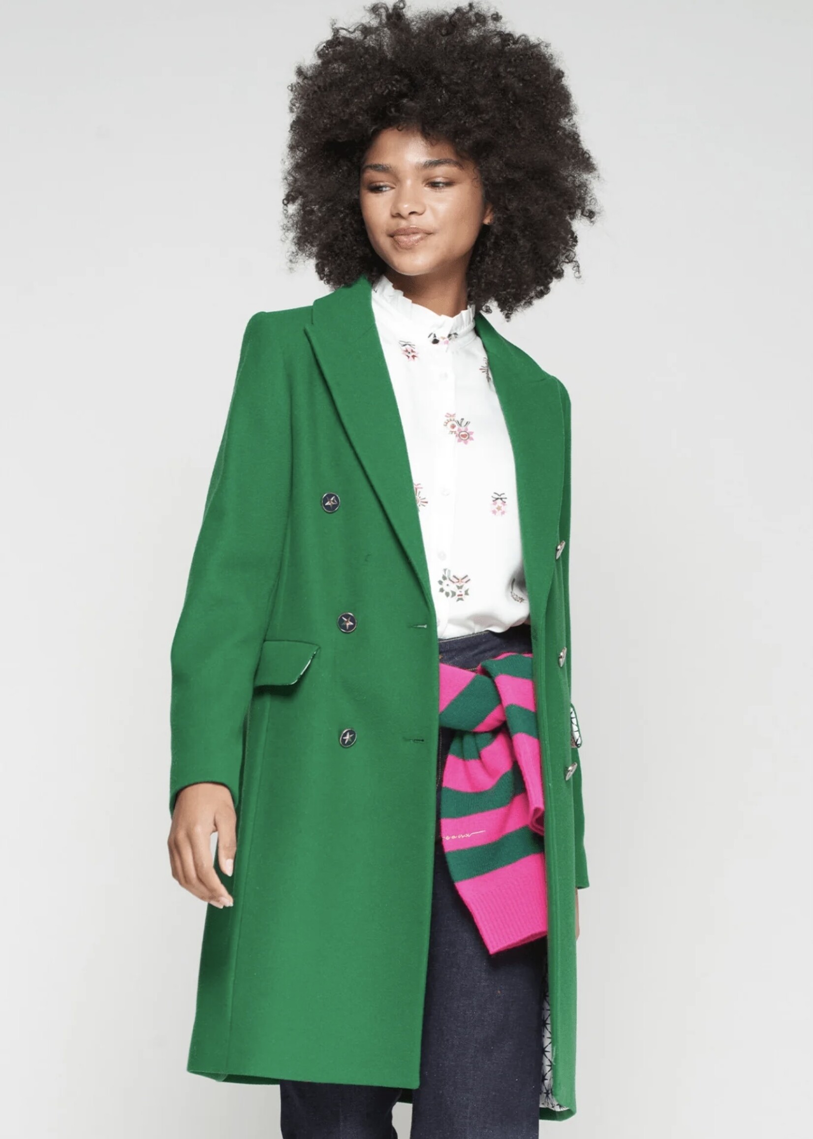 vilagallo Vilagallo - Lian Double Breasted  Coat