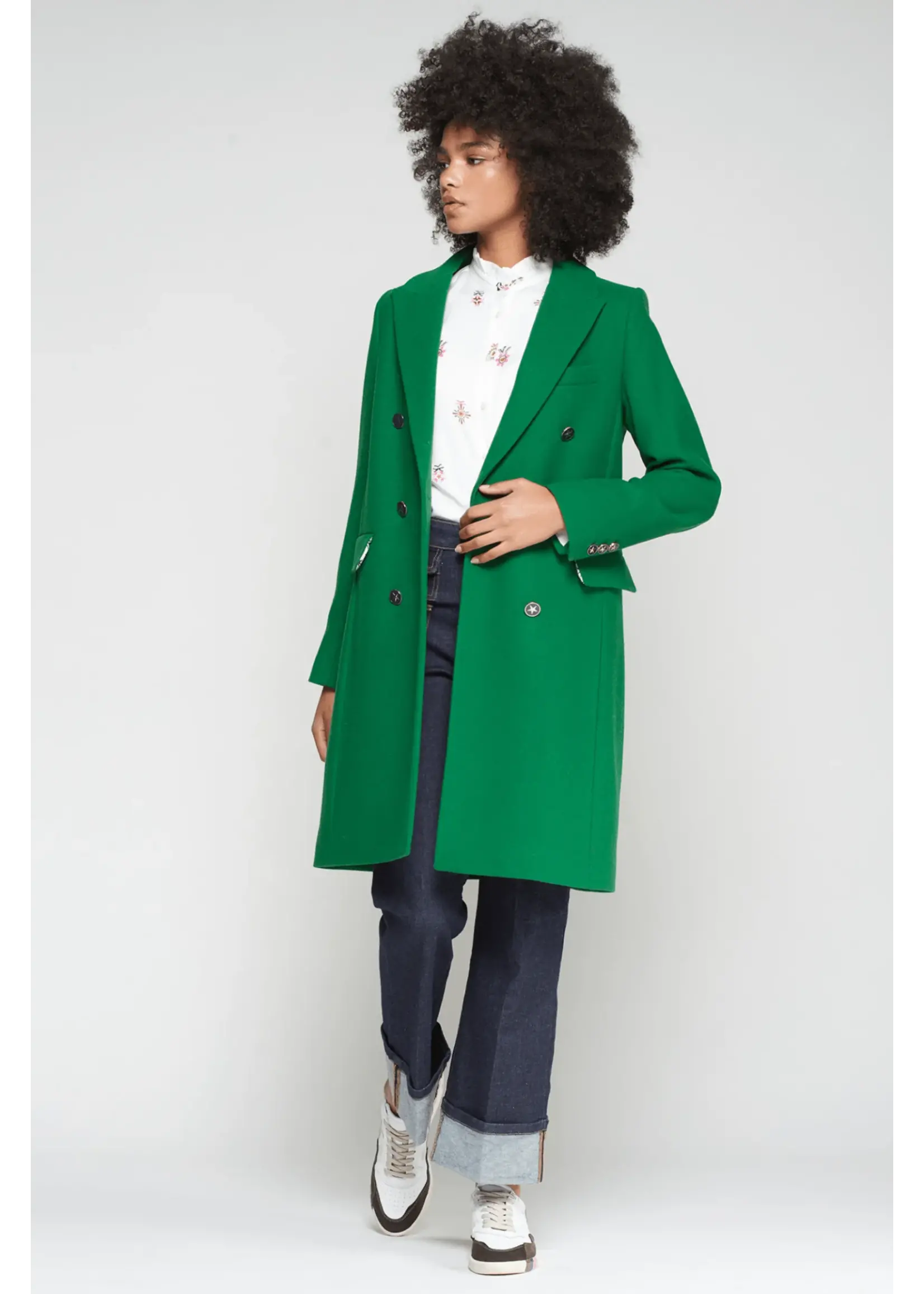 vilagallo Vilagallo - Lian Double Breasted  Coat