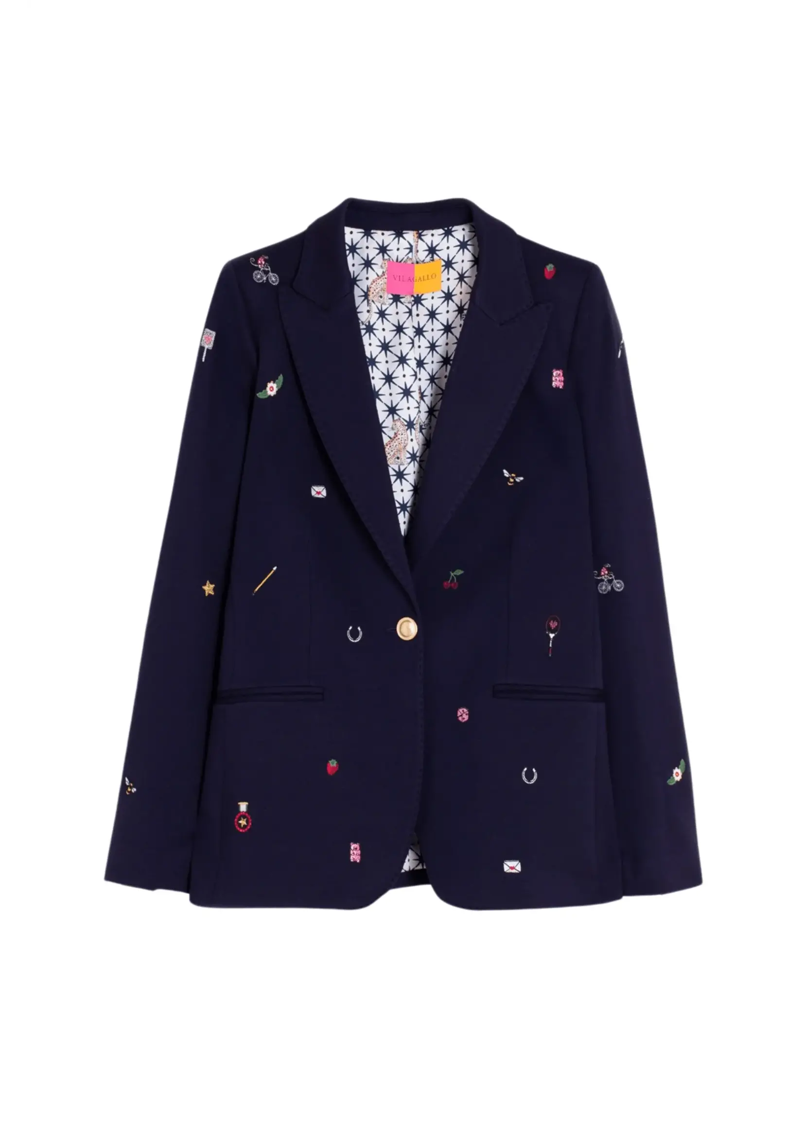 vilagallo Vilagallo - Heather Emb Jacket