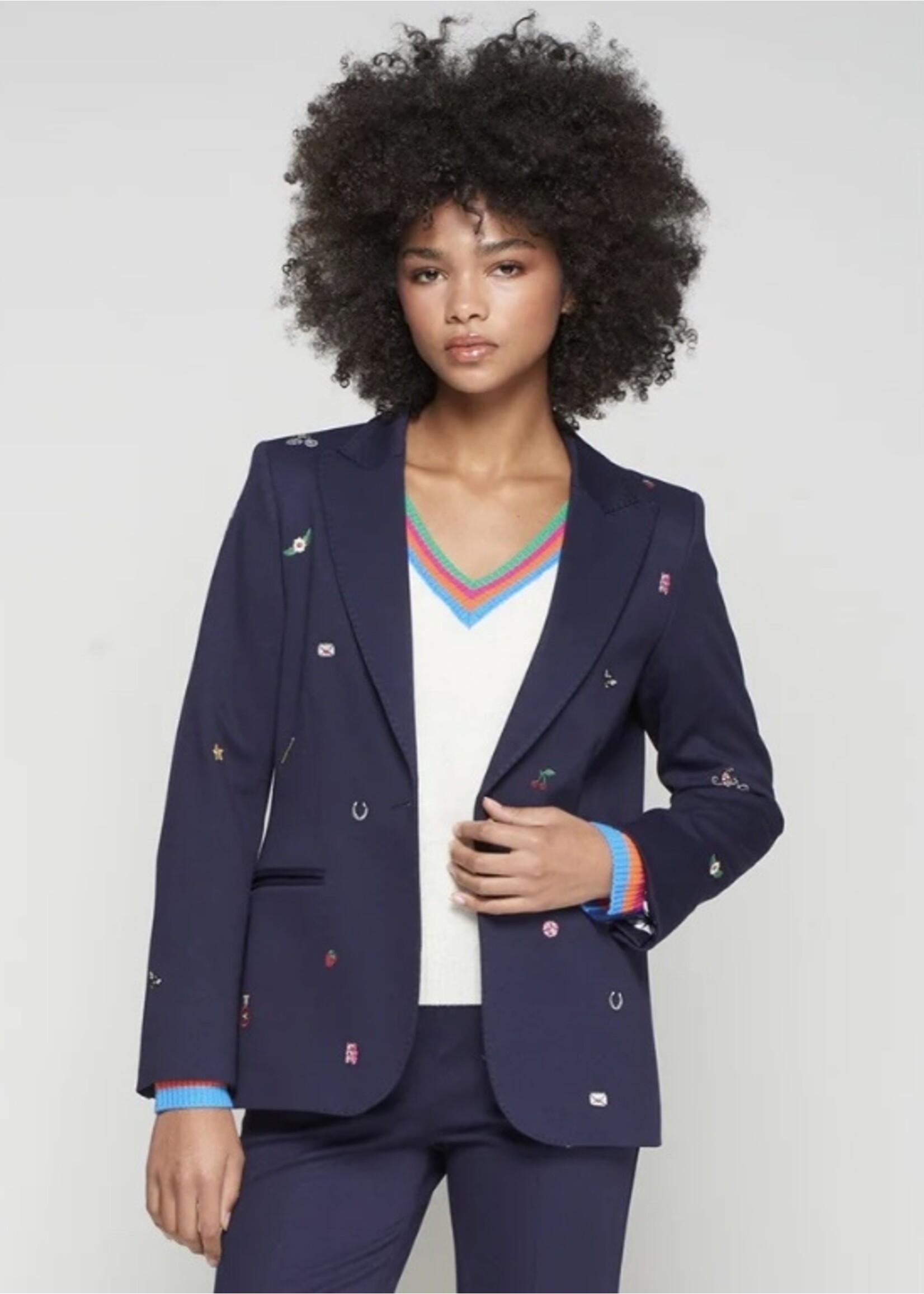 vilagallo Vilagallo - Heather Emb Jacket