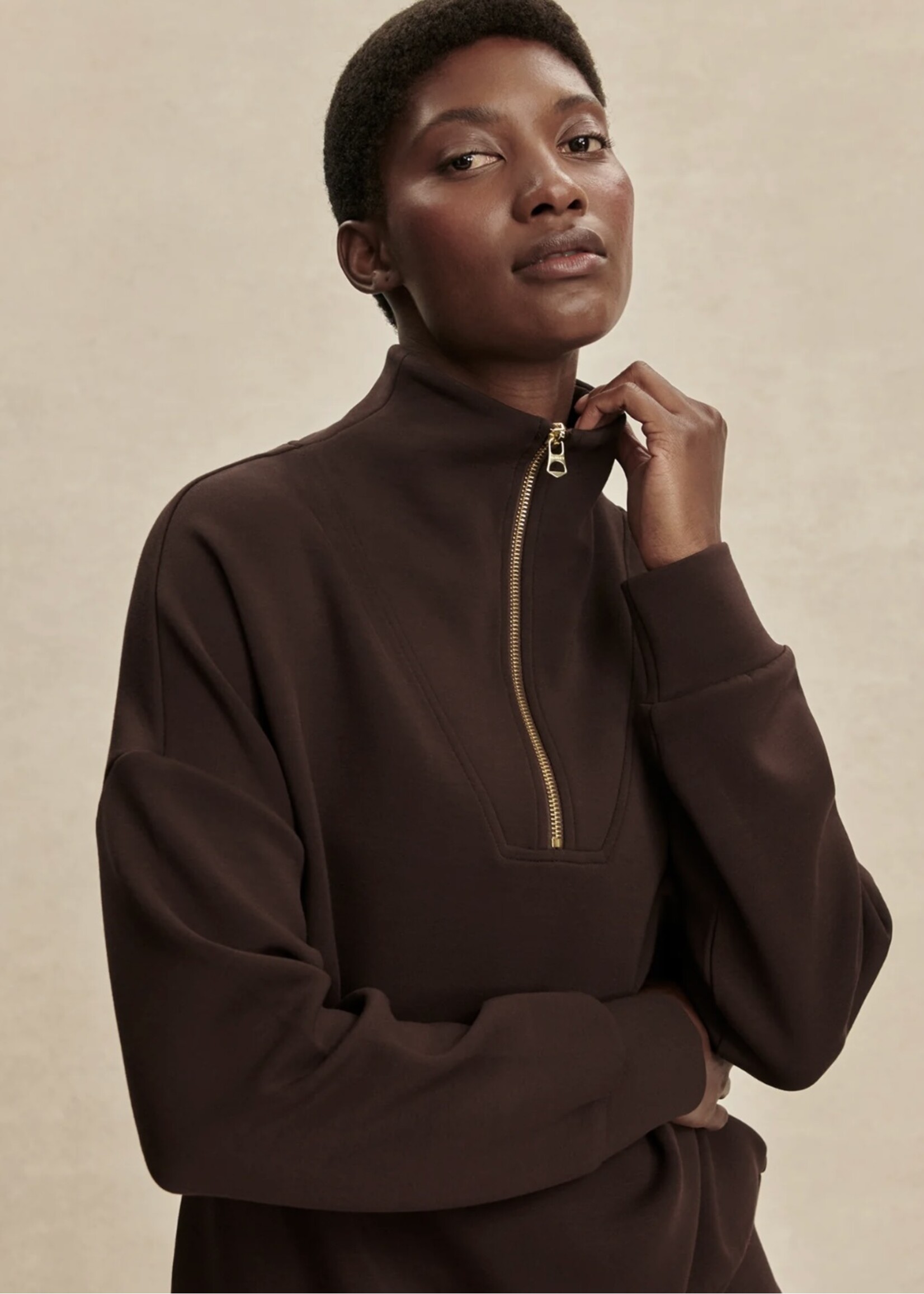 Varley Varley - Hawley Half Zip Sweat