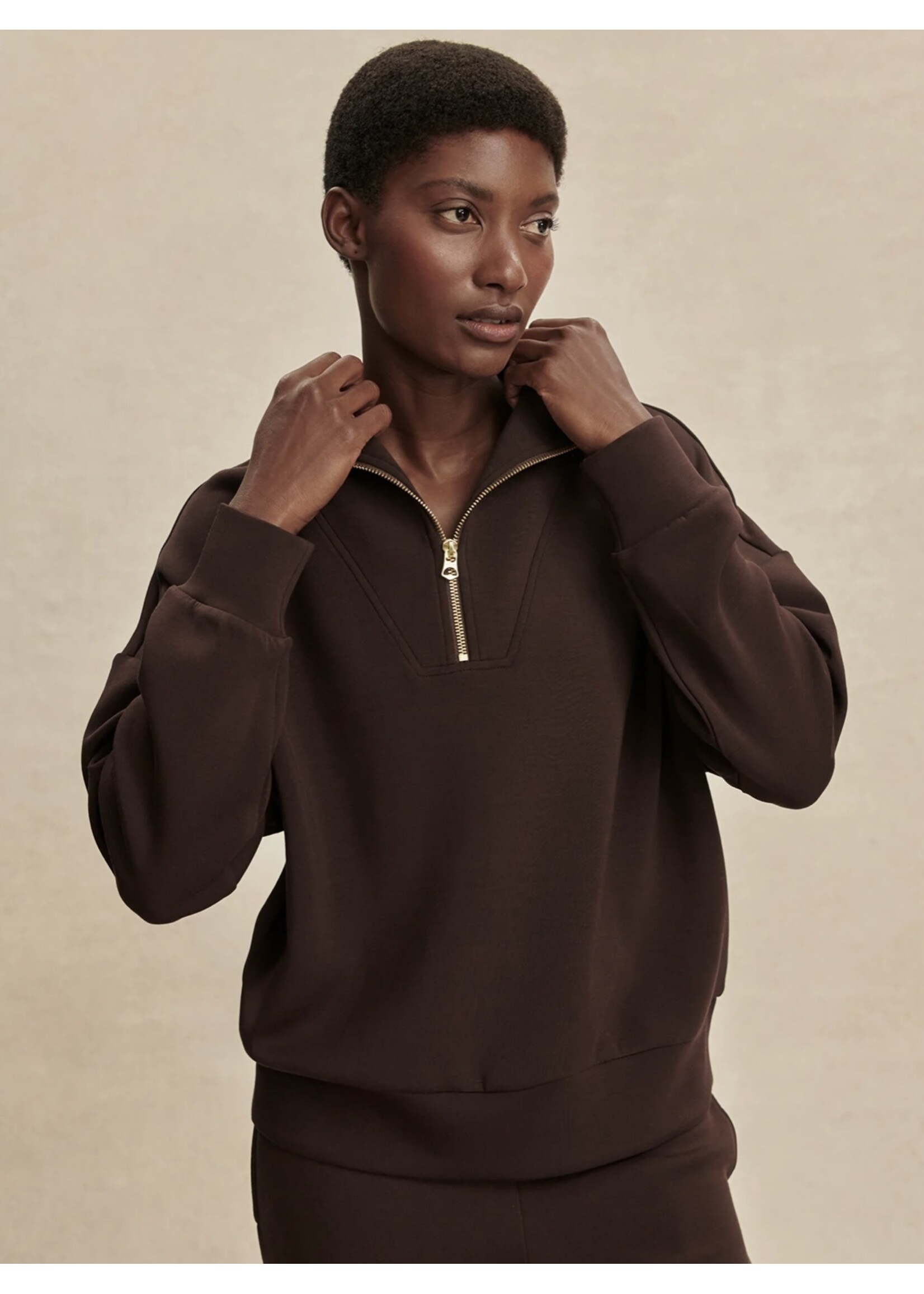 Varley Varley - Hawley Half Zip Sweat