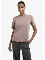 YAYA Yaya - Short Sleeve Sweatshirt With Ribbed Neckline