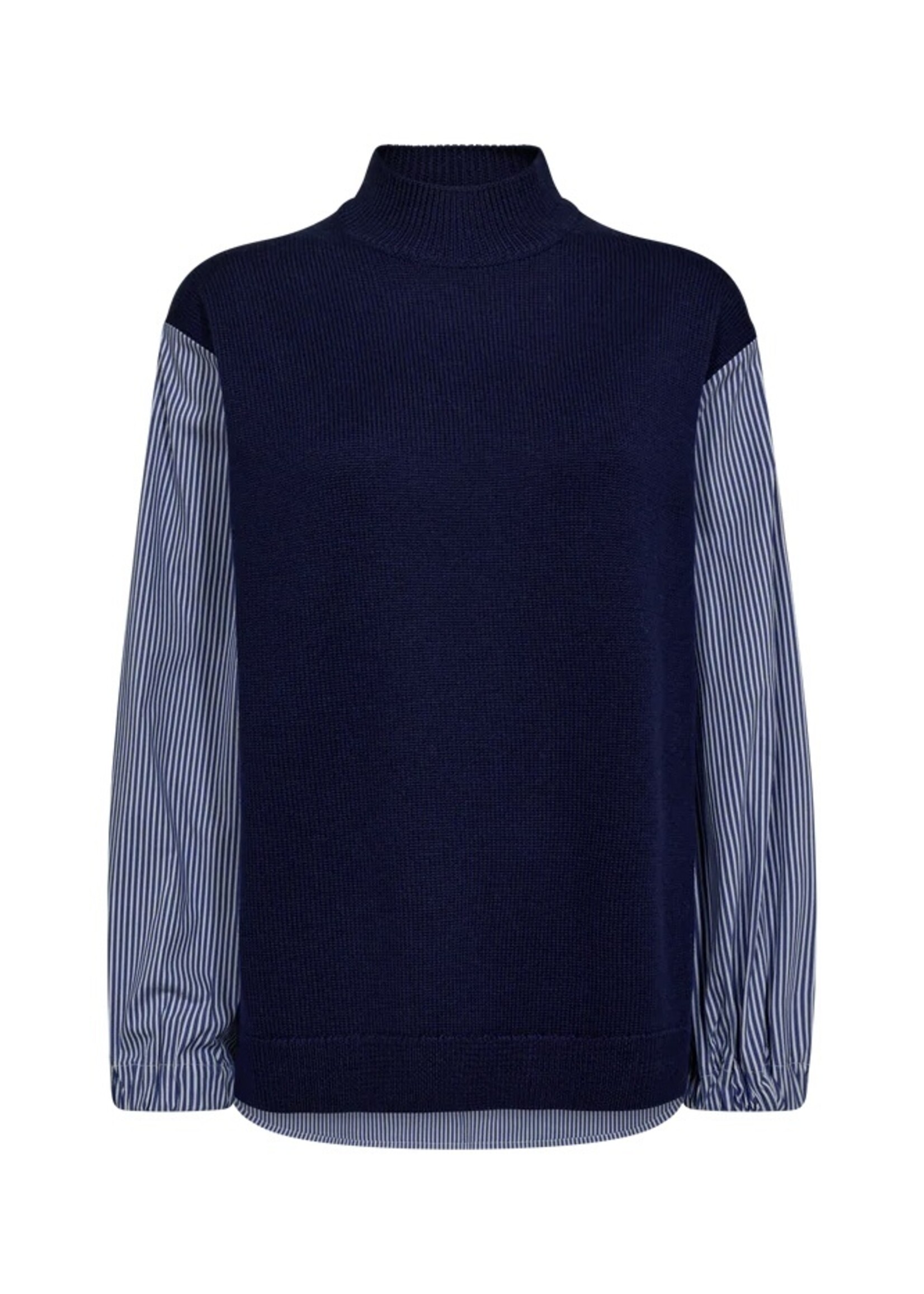 Mos Mosh Mos Mosh - Juella LS Stripe  Combi Knit