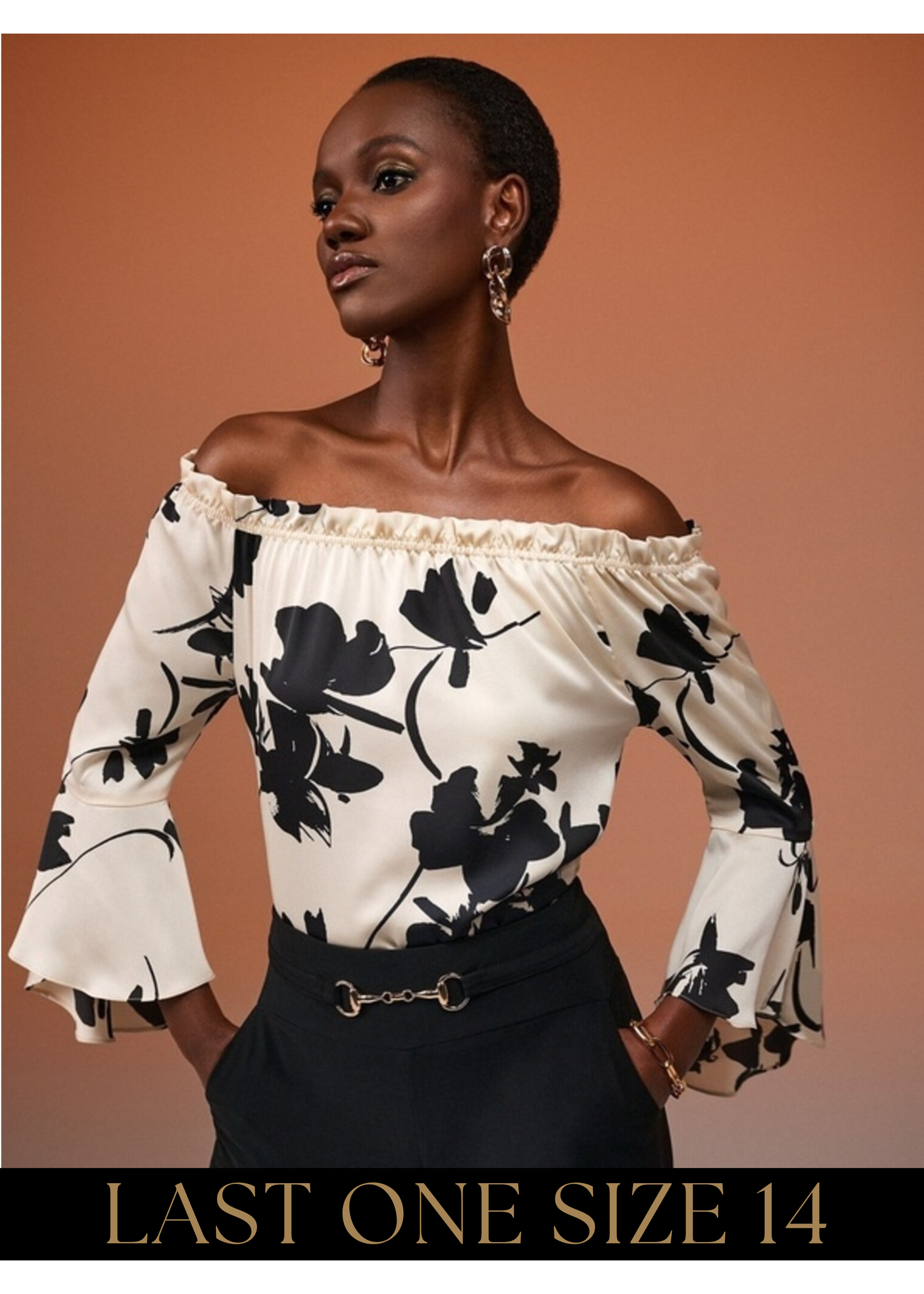 Joseph Ribkoff Joseph Ribkoff - 241022 Off-shoulder Floral Top