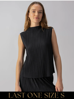 Sanctuary Sanctuary - Plisse Mock Neck Top