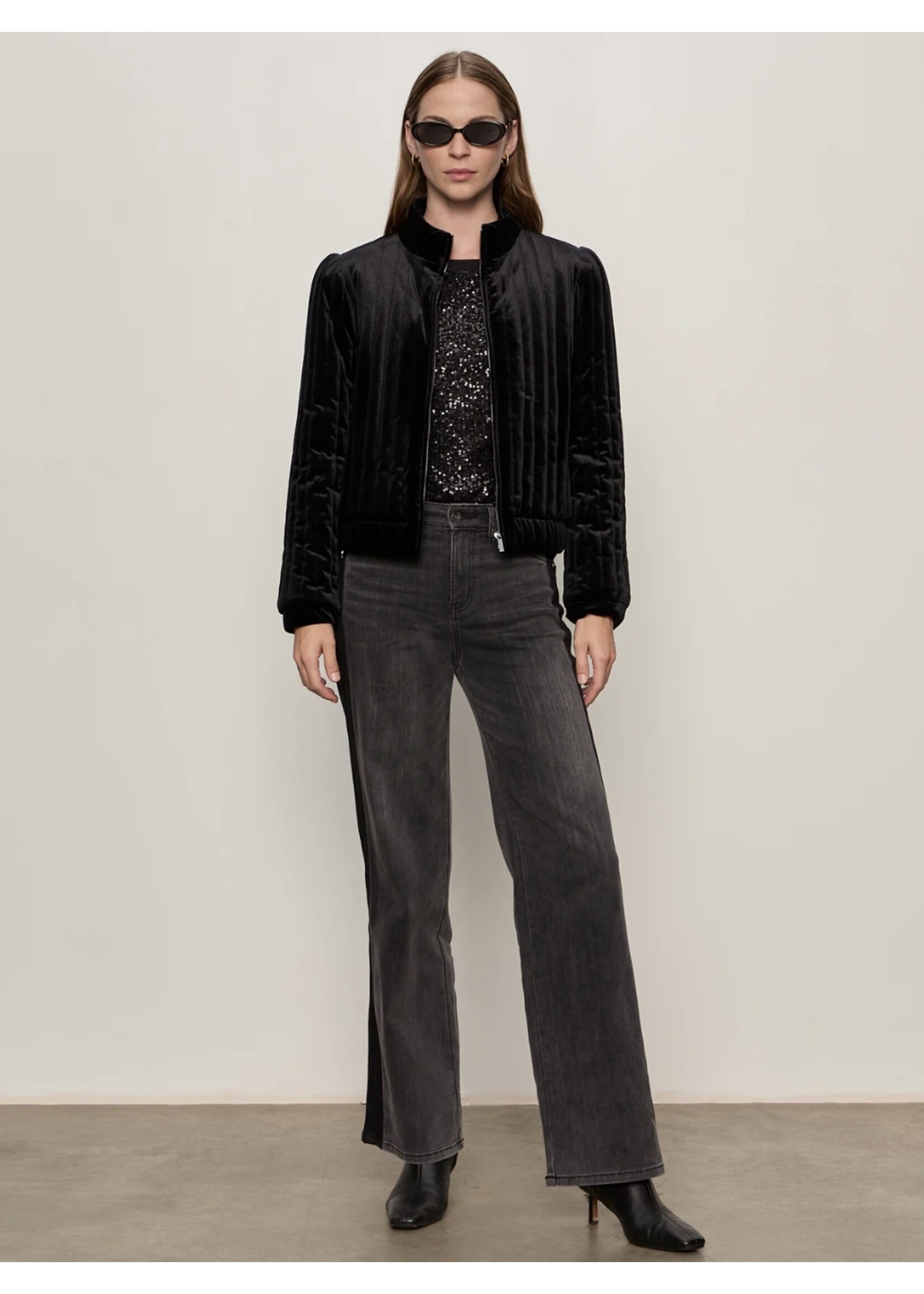 Sanctuary Sanctuary - Quilted Velvet Jacket