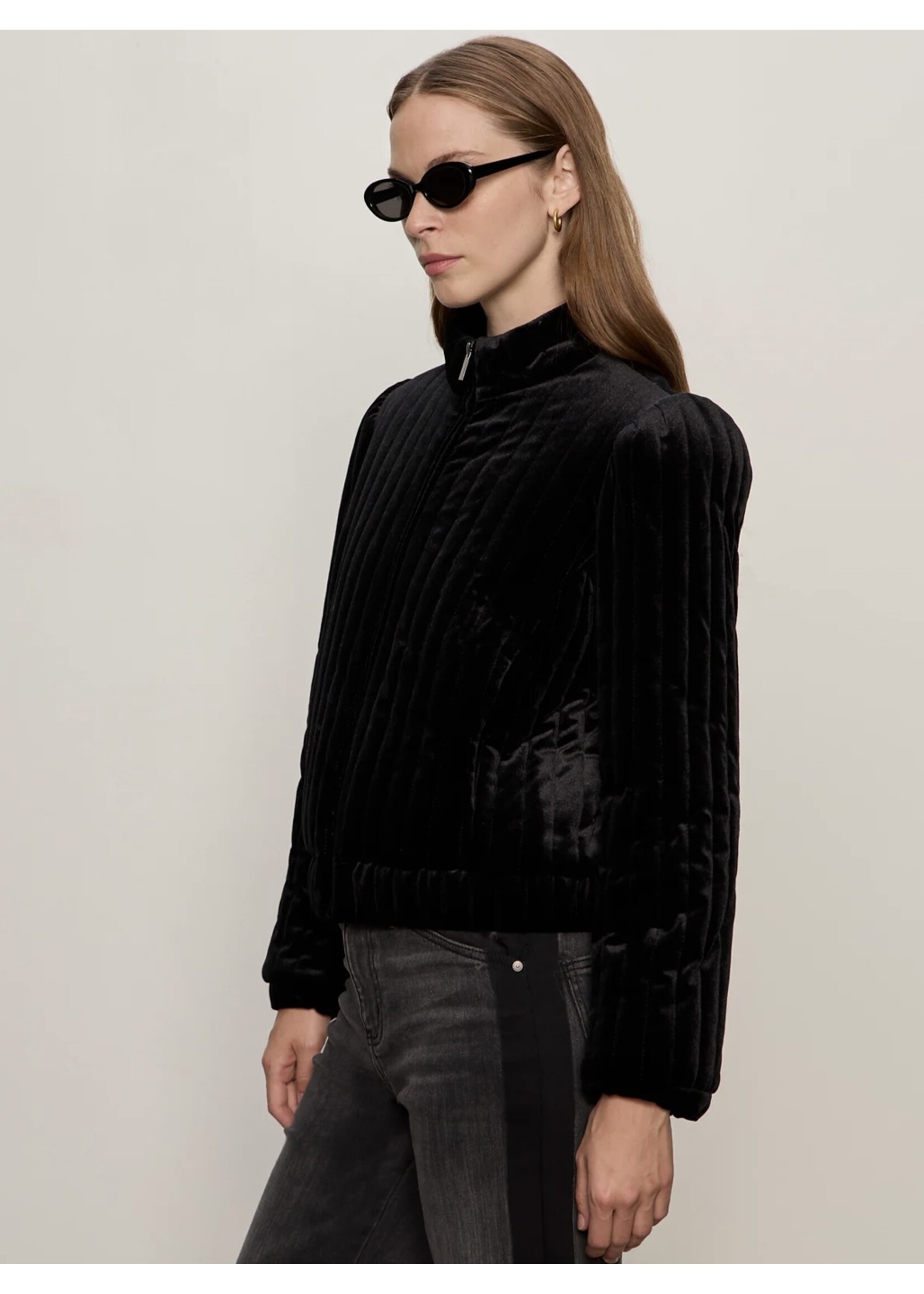 Sanctuary Sanctuary - Quilted Velvet Jacket