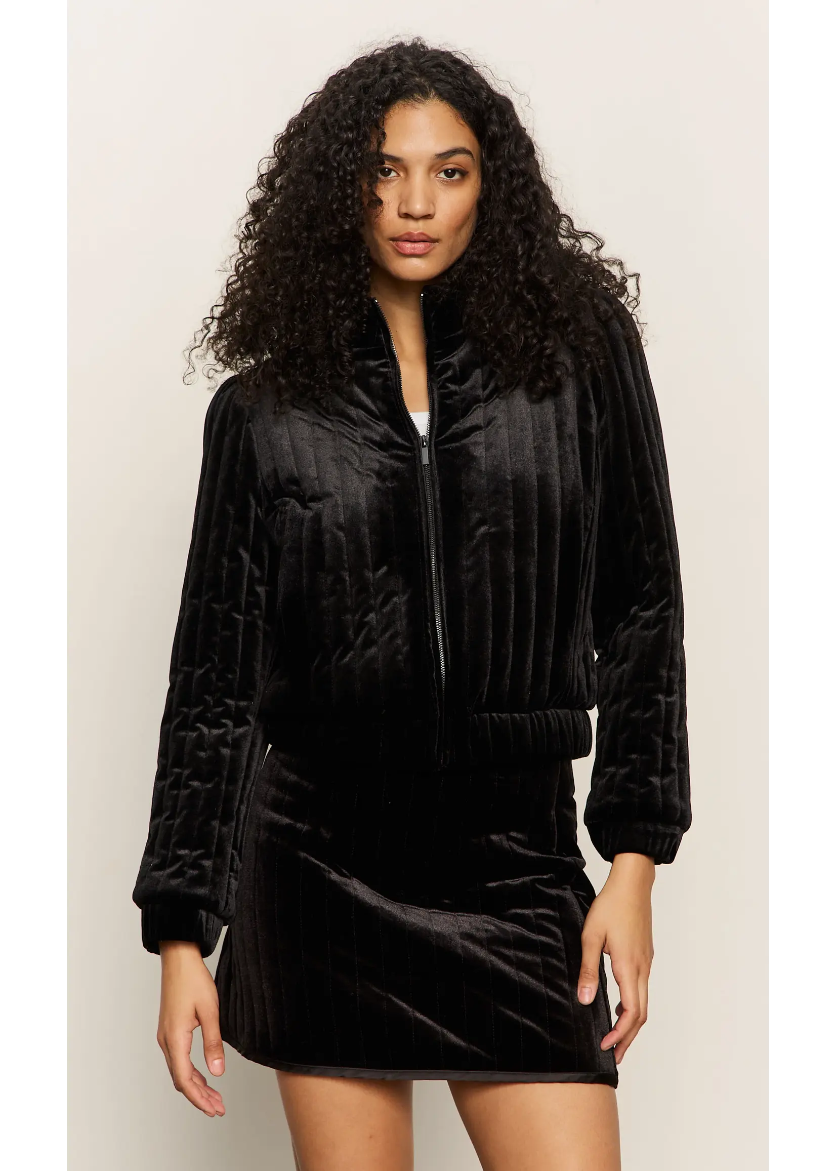 Sanctuary Sanctuary - Quilted Velvet Jacket