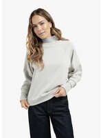 YAYA Yaya - Sweatshirt with Knitted cuffs and collar