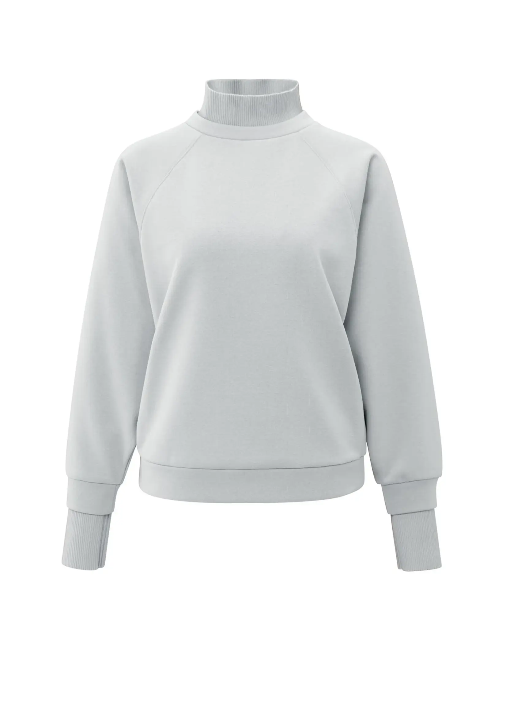 YAYA Yaya - Sweatshirt with Knitted cuffs and collar