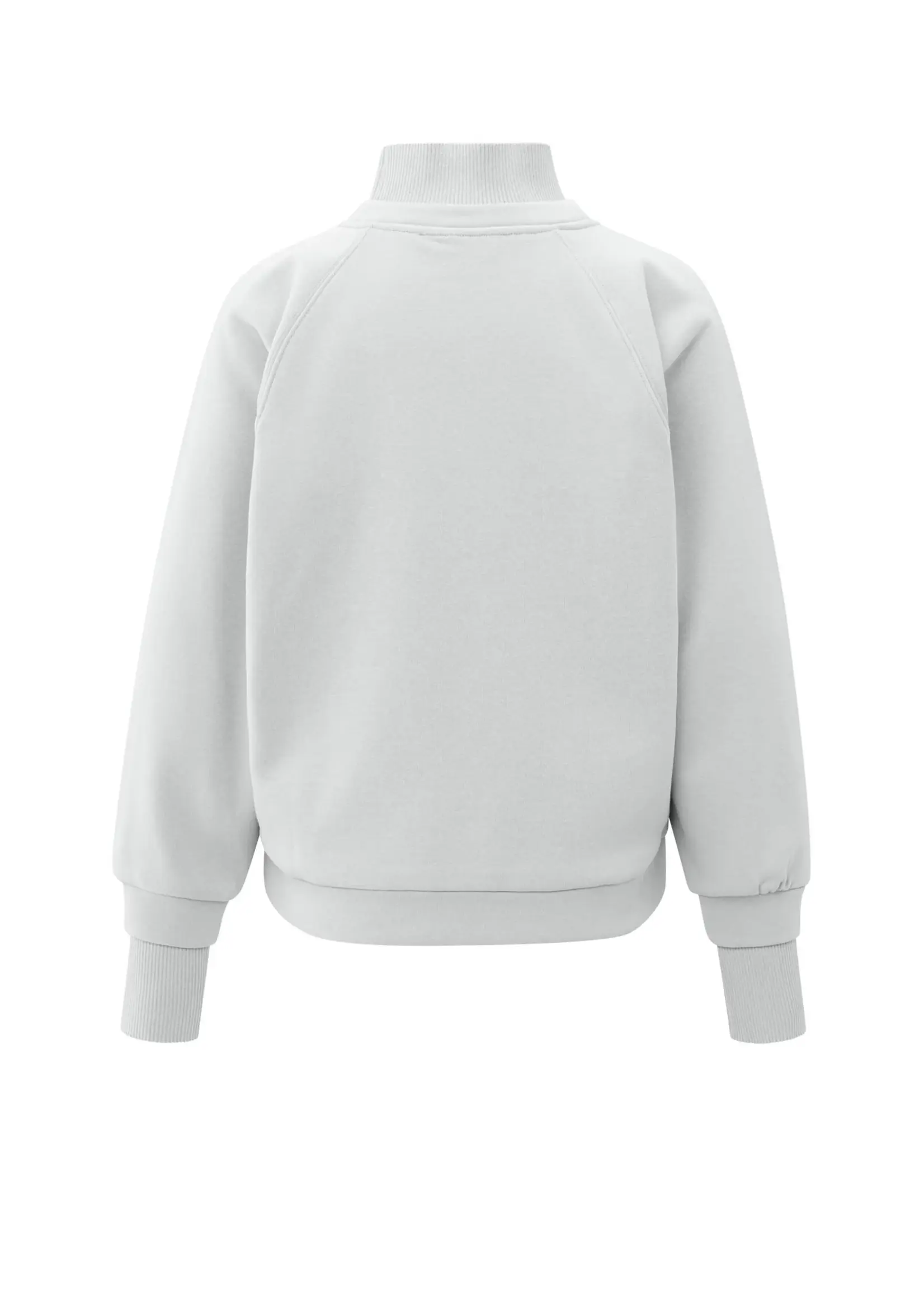 YAYA Yaya - Sweatshirt with Knitted cuffs and collar