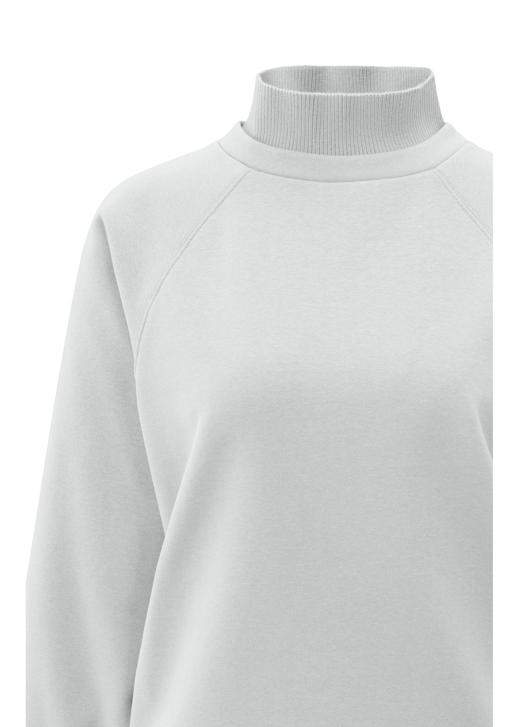 YAYA Yaya - Sweatshirt with Knitted cuffs and collar